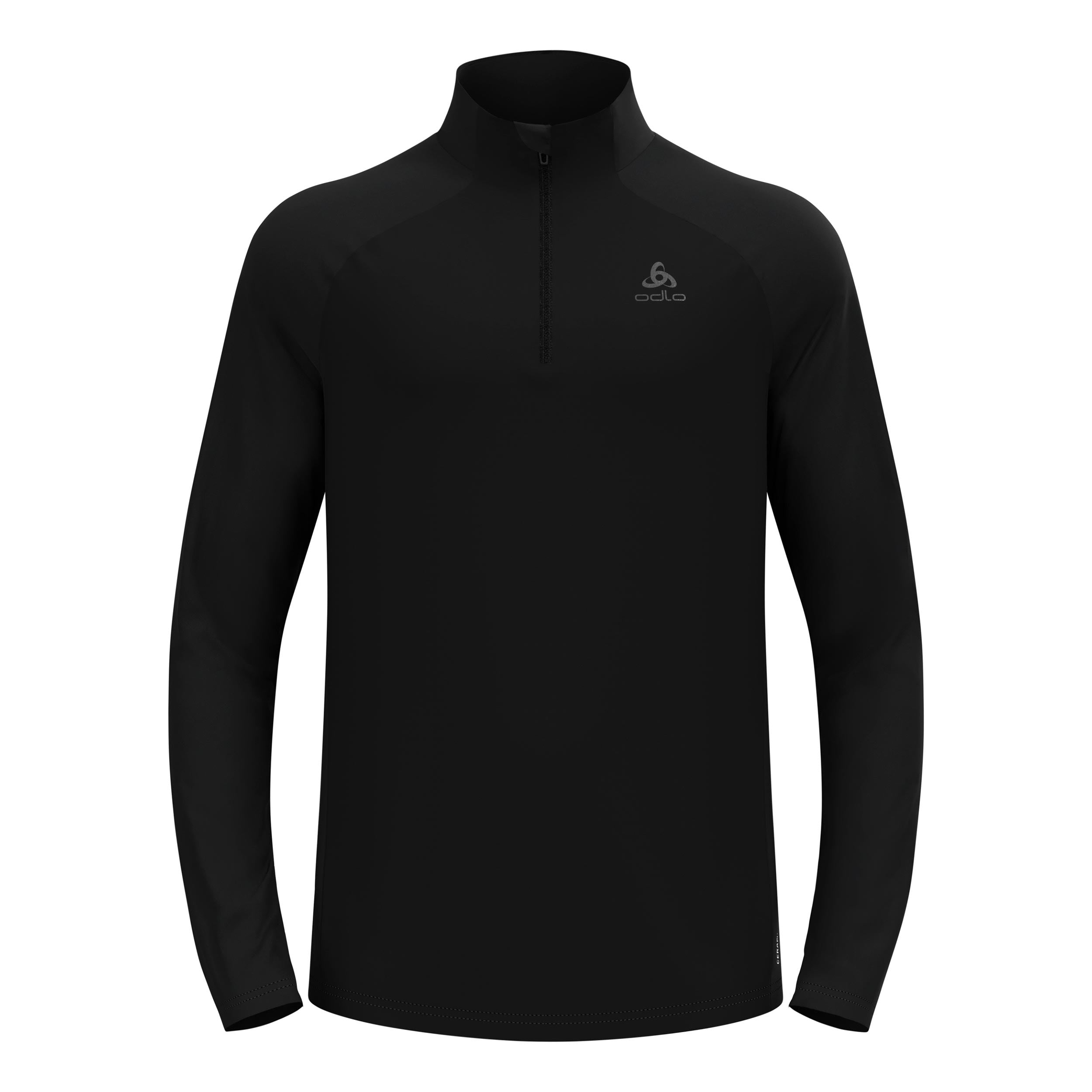 Odlo Essential Ceramiwarm Mid Layer 1/2 Zip Løbetrøje Herrer - sort