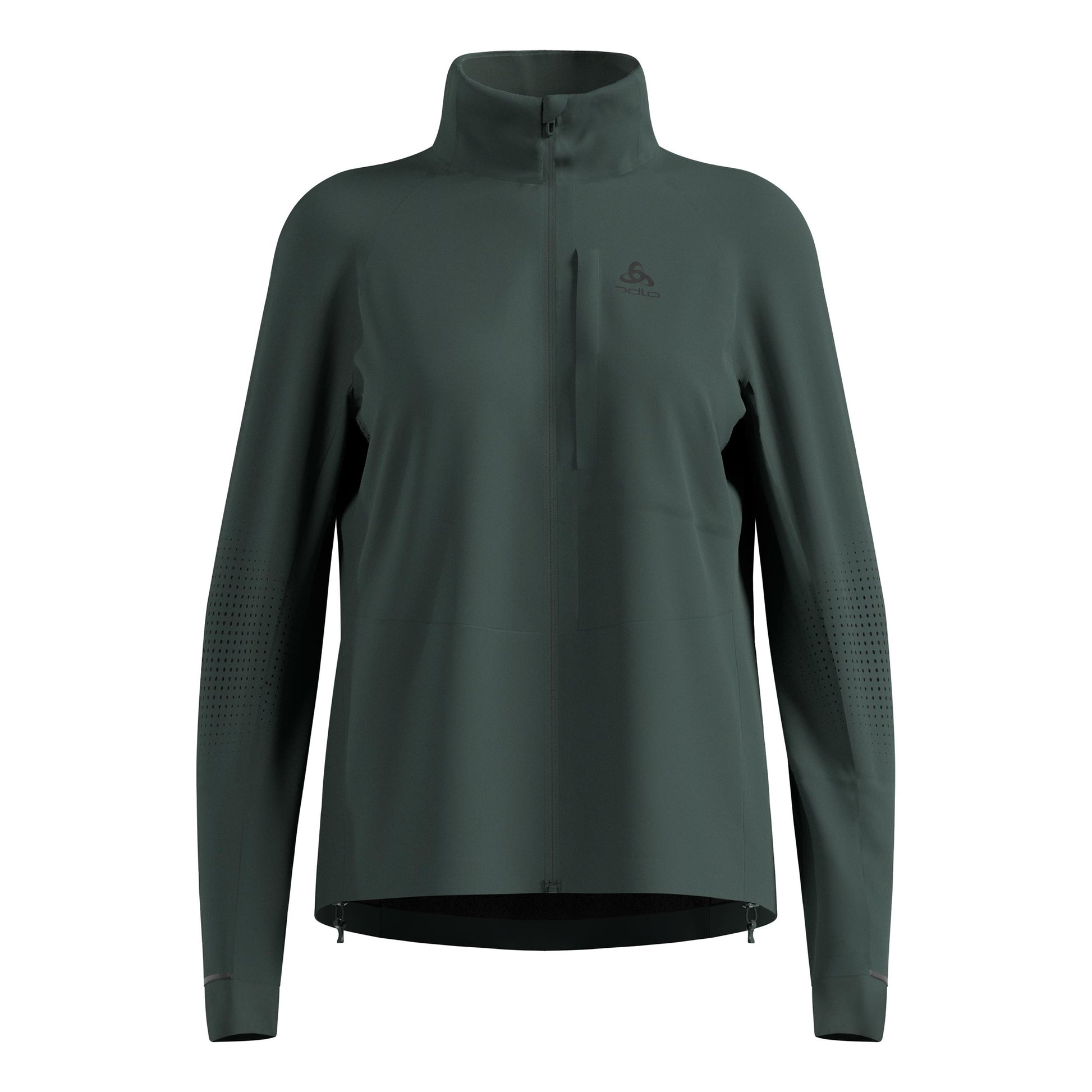 Odlo Zeroweight Pro Warm Reflective Løbejakke Damer-Oliven