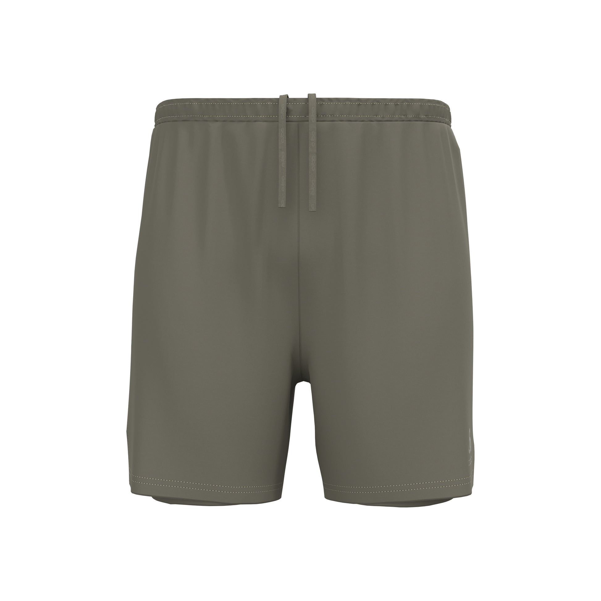 Odlo Essential 6in 2in1 Løbeshorts Herrer-kaki