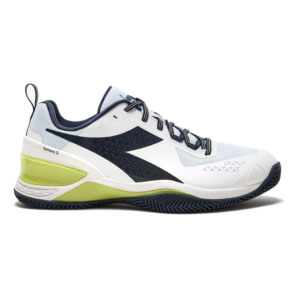 Diadora Blushield Torneo 2 Grusbanesko Herrer-Hvid,Blå