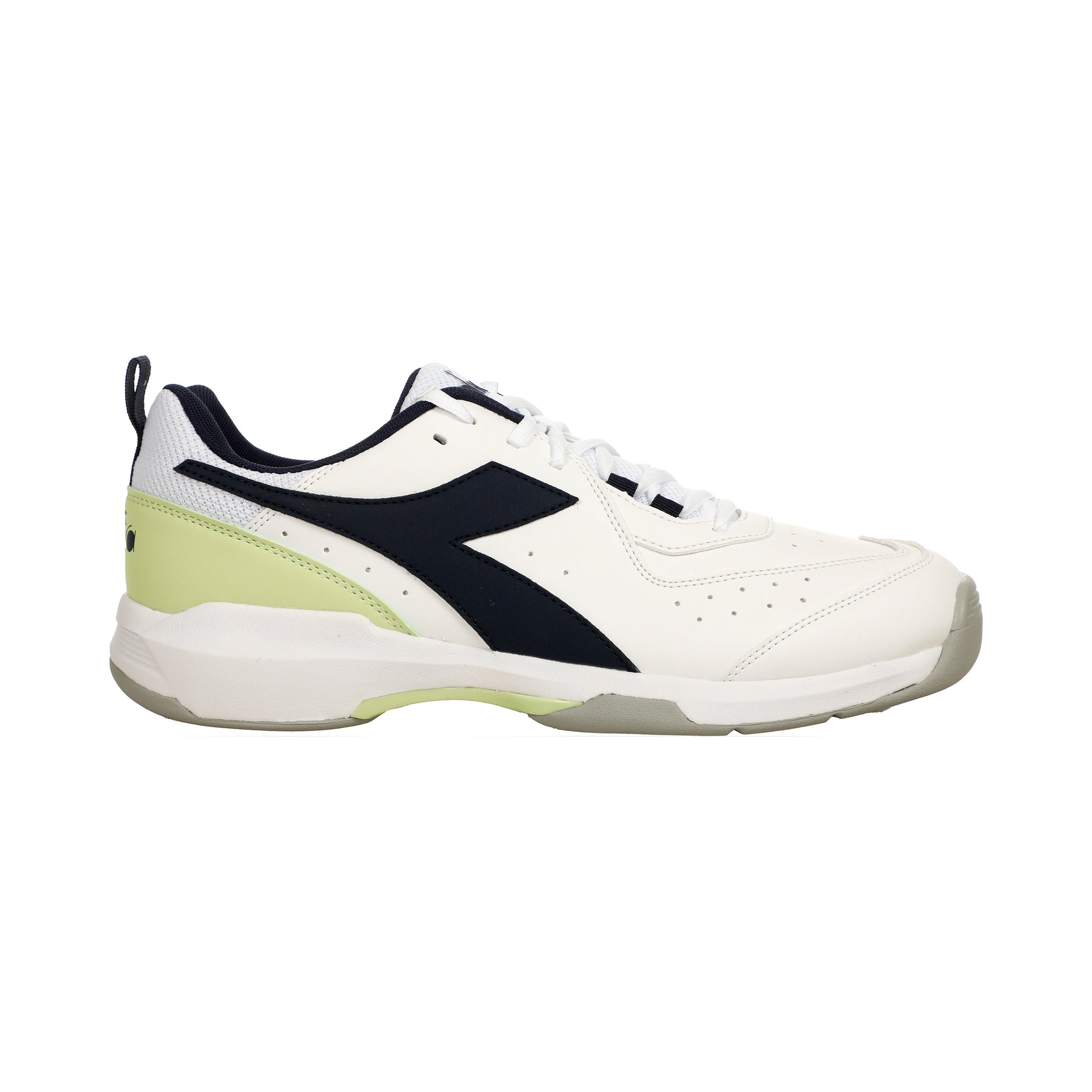 Diadora S. Challenge 5 SL Tæppesko Børn-Hvid,Blå