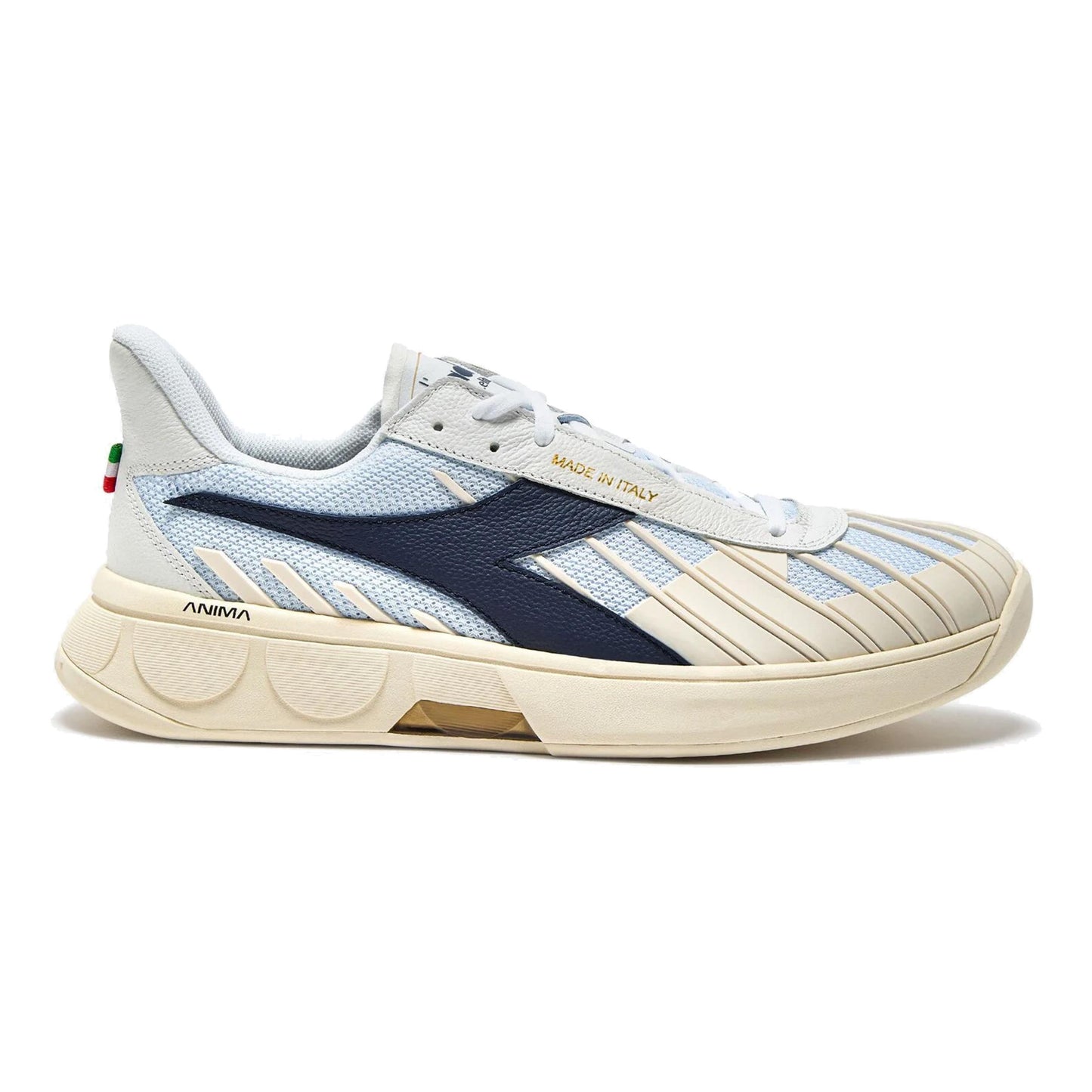 Diadora B. Elite Star Made In Italy Allcourt-sko Herrer-Hvid,Blå