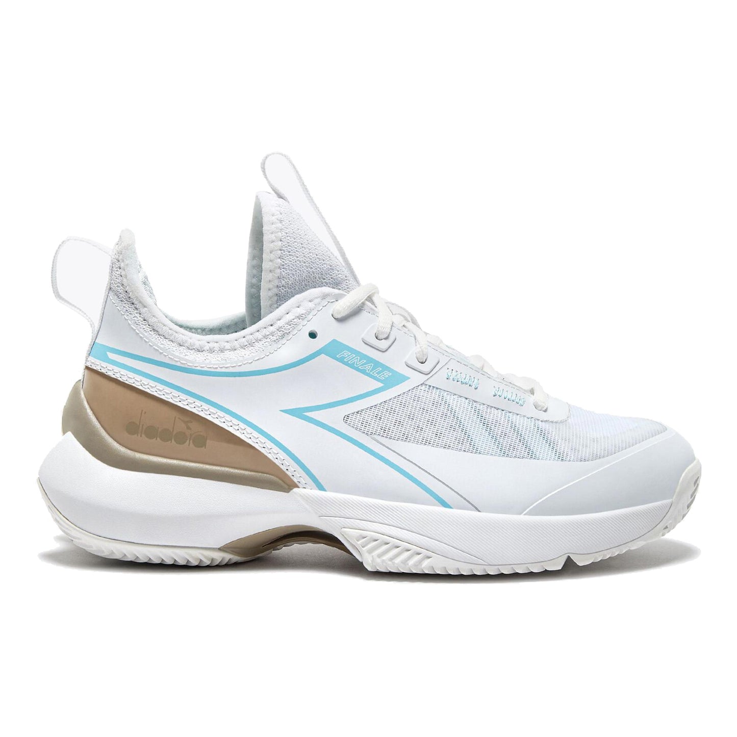 Diadora Finale Grusbanesko Damer-Hvid,Beige