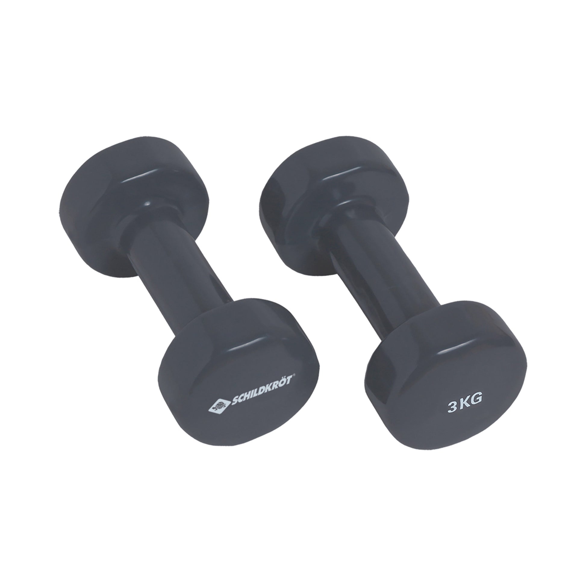 Schildkröt Fitness Vinyl-Hanteln 3 kg Set Softhåndvægt