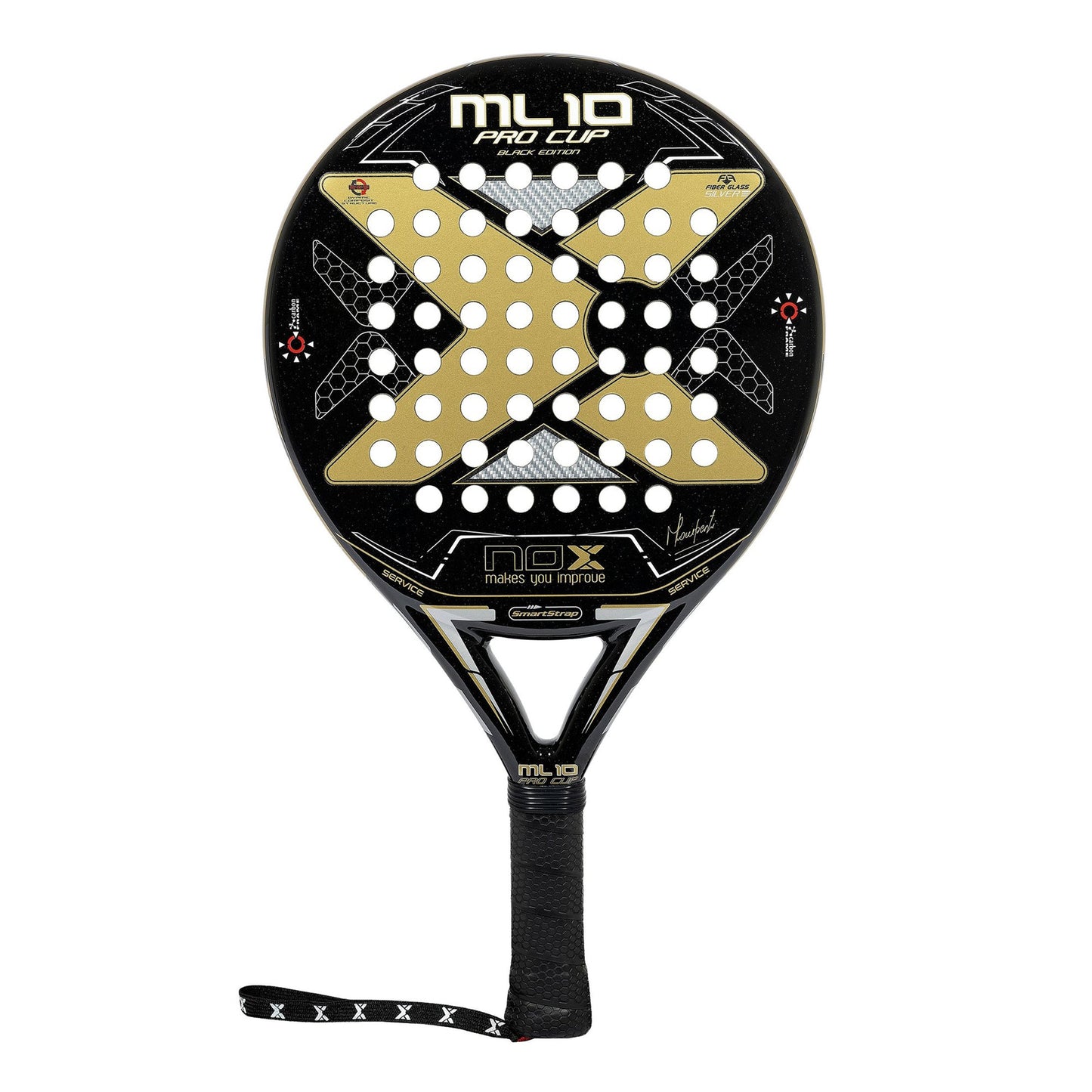 NOX ML10 Pro Cup Black Edition Padelketcher