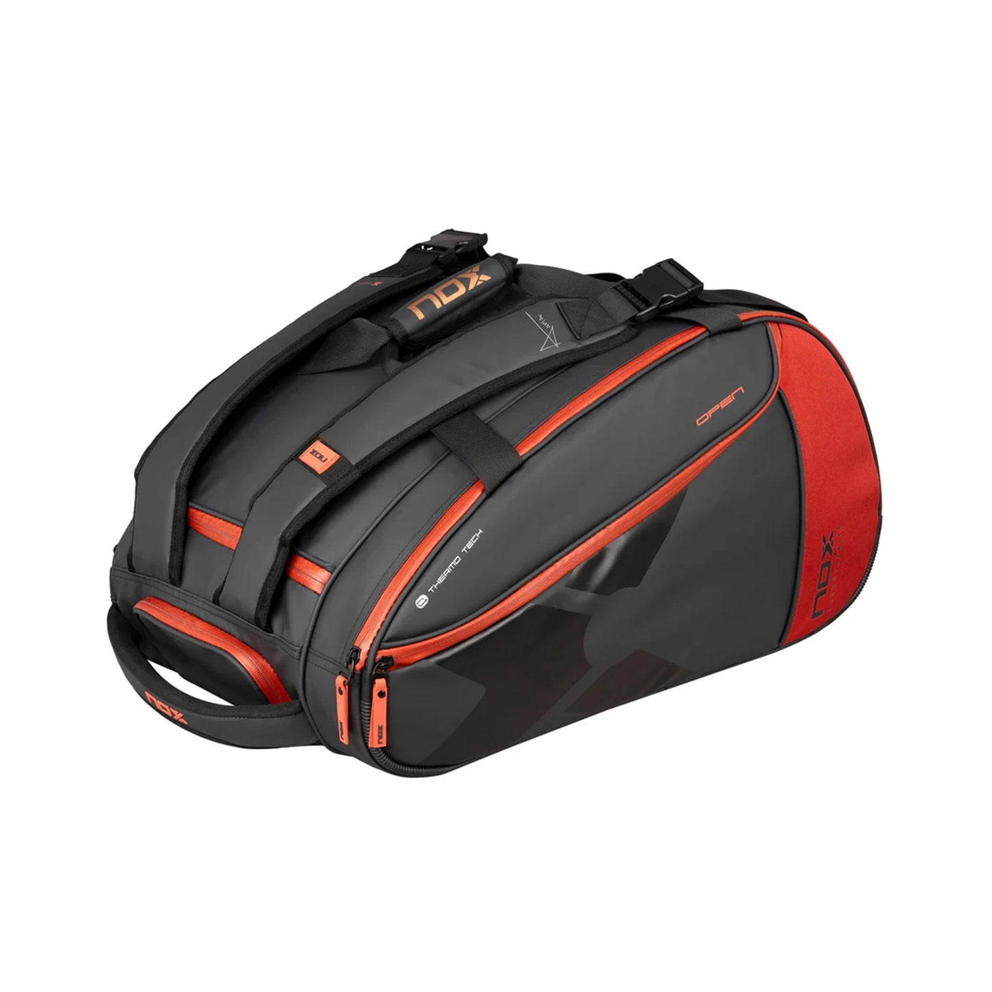 NOX Open Series Padelketchertaske-Sort,Orange