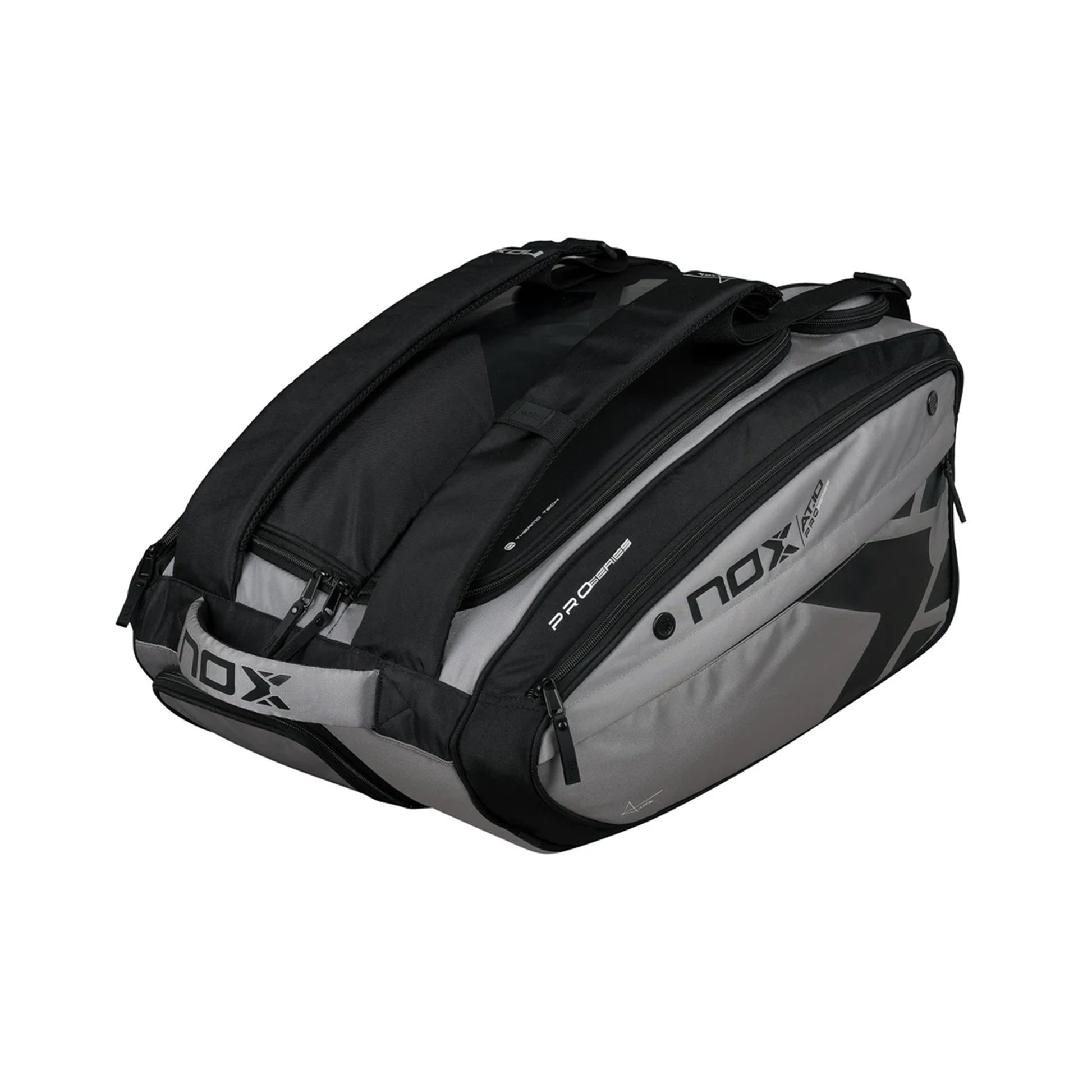 NOX AT10 Competition XL Compact Padelketchertaske-Sort,Grå
