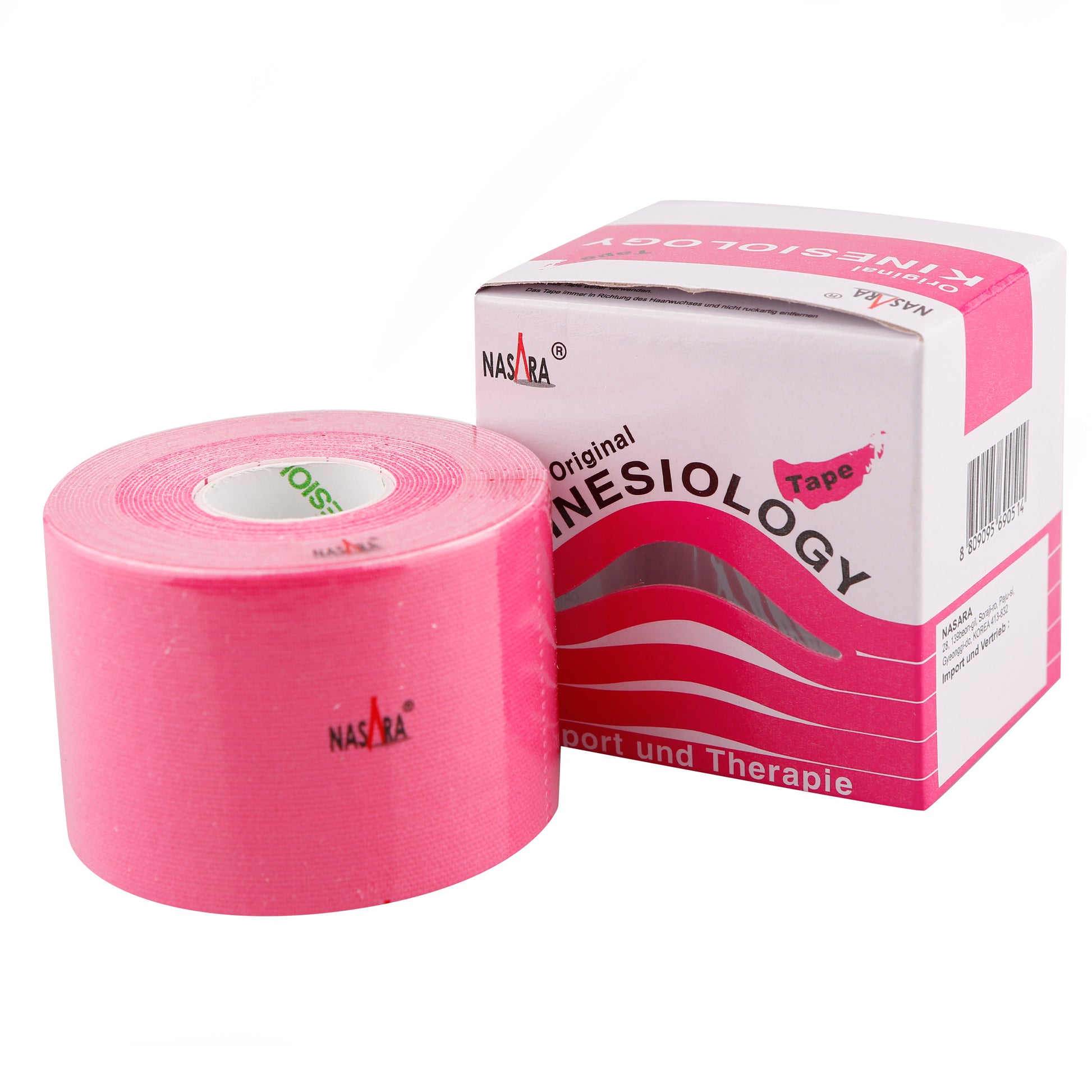 Nasara Kinesiologie Tape 1 Rulle-Pink