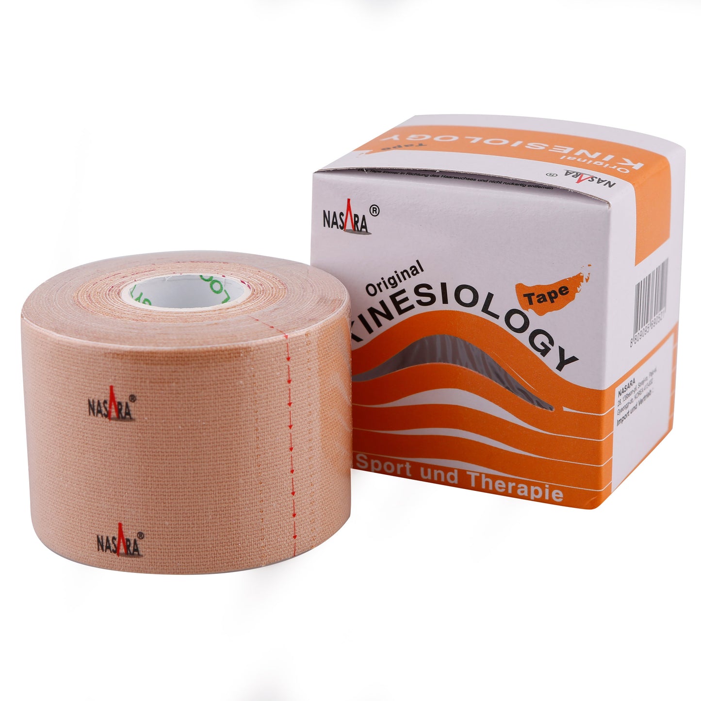 Nasara Kinesiologie Tape 1 Rulle-Beige