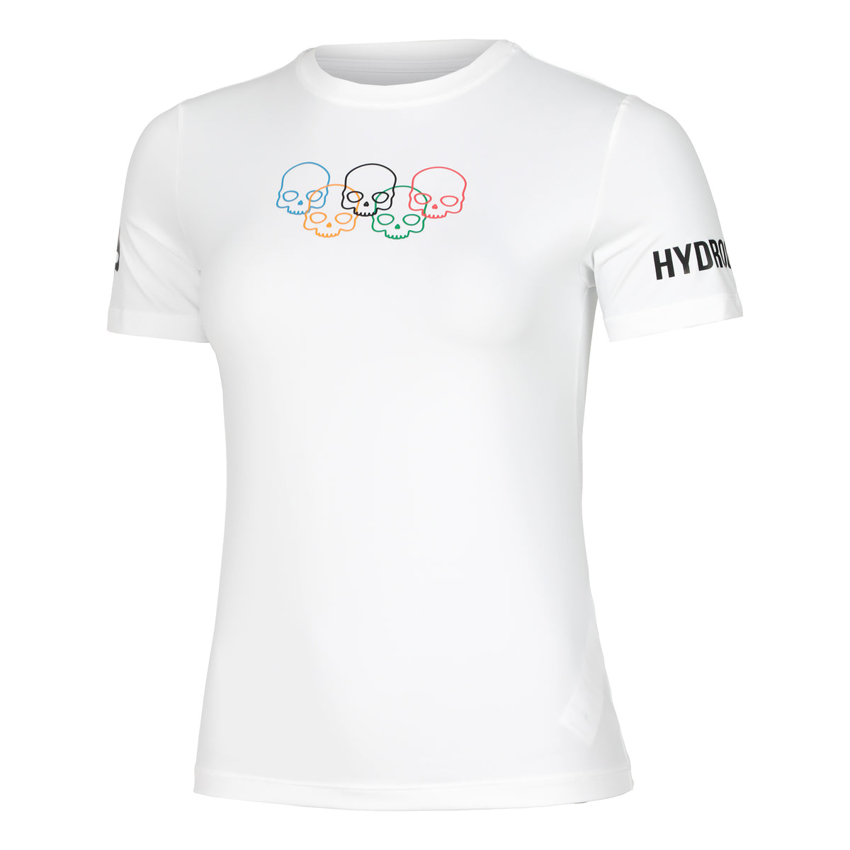 Hydrogen Olympic Skull Tech T-shirt Damer - hvid,
