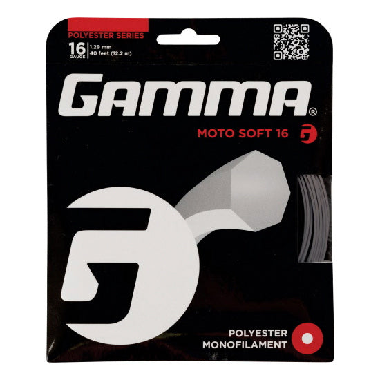Gamma Moto Soft Charcoal Strengesæt 12,2m-Grå
