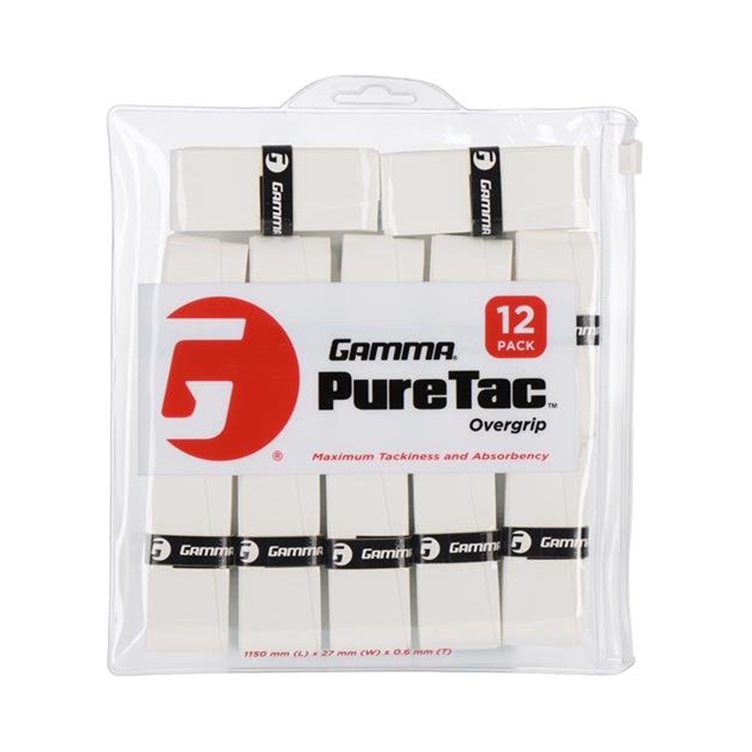 Gamma Pure Tac Pakke Med 12-Hvid
