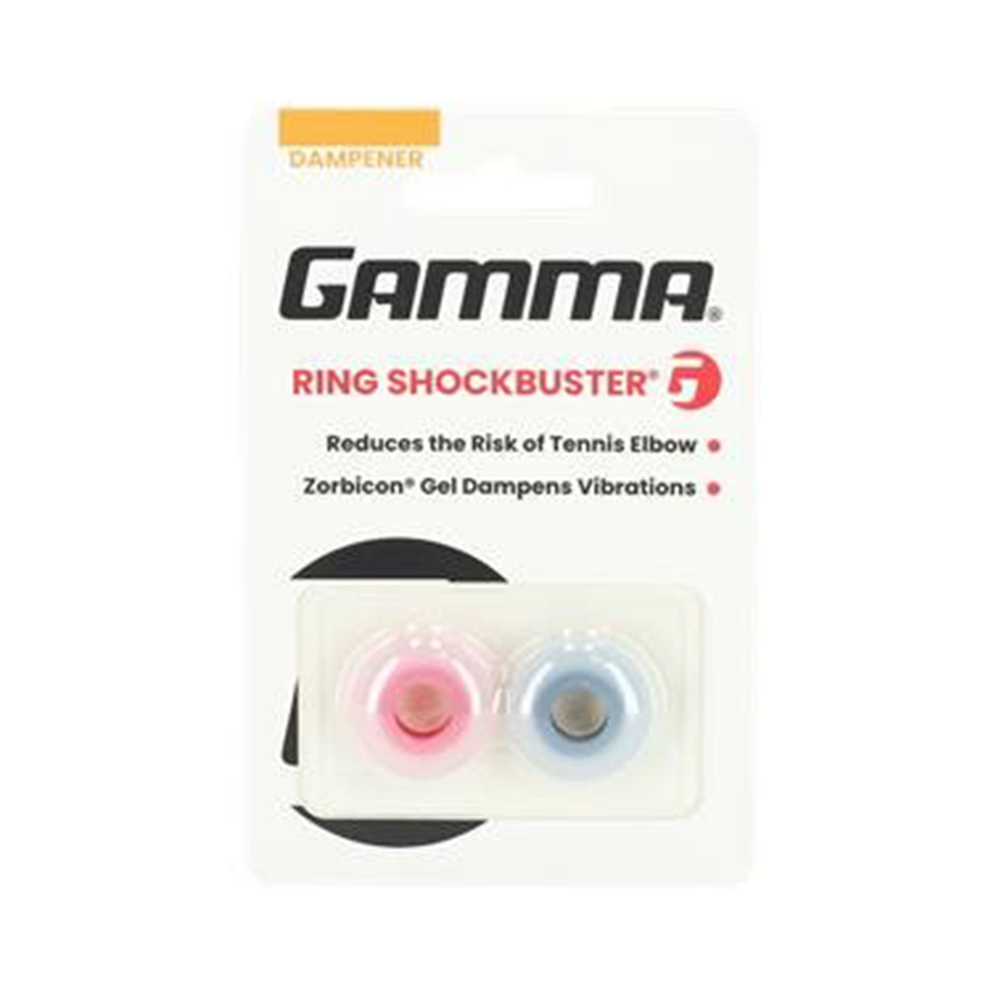 Gamma Ring Shockbuster Dæmper-Rød,Sort