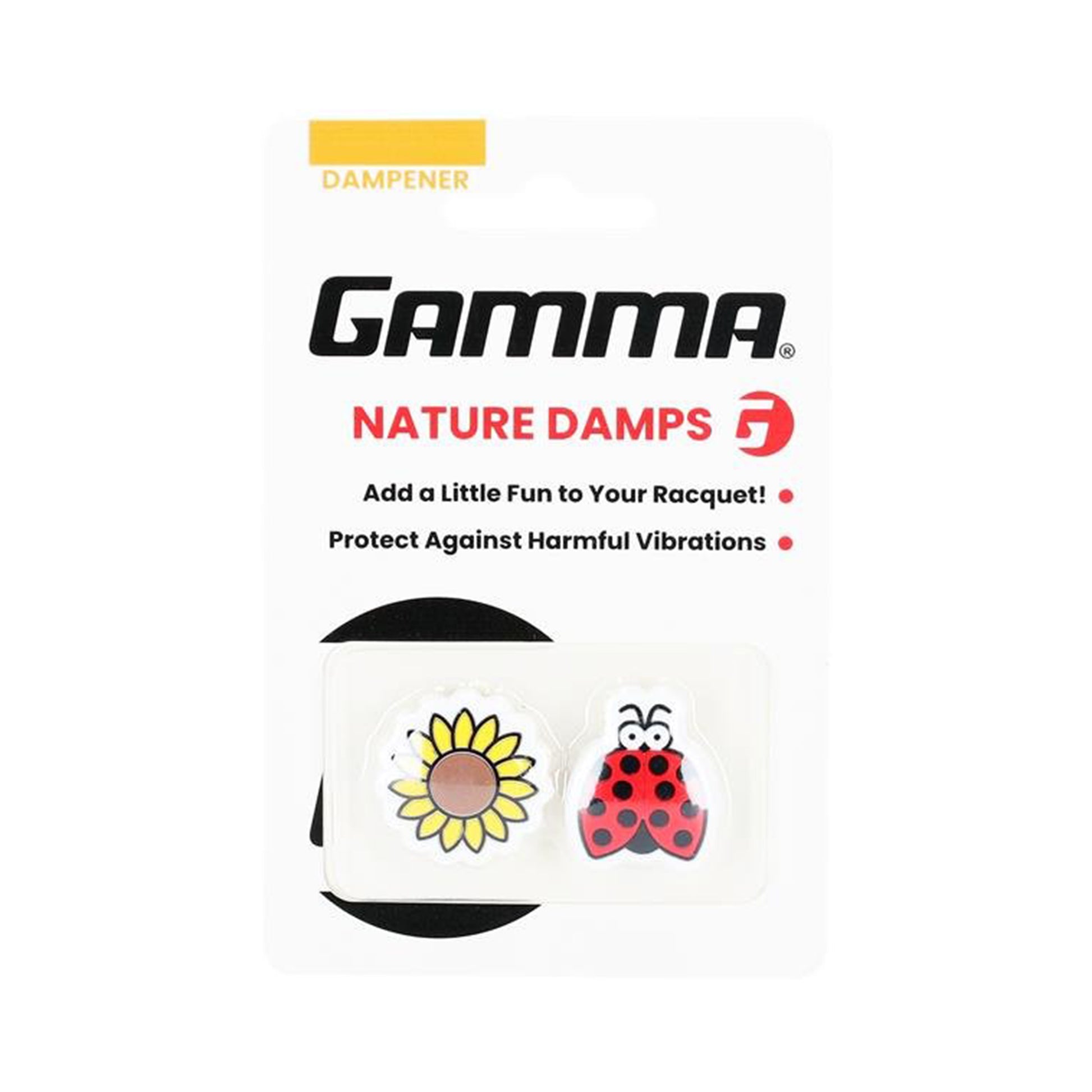 Gamma Shockbuster Sonnenblume/Marienkäfer Dæmper-Gul,Rød