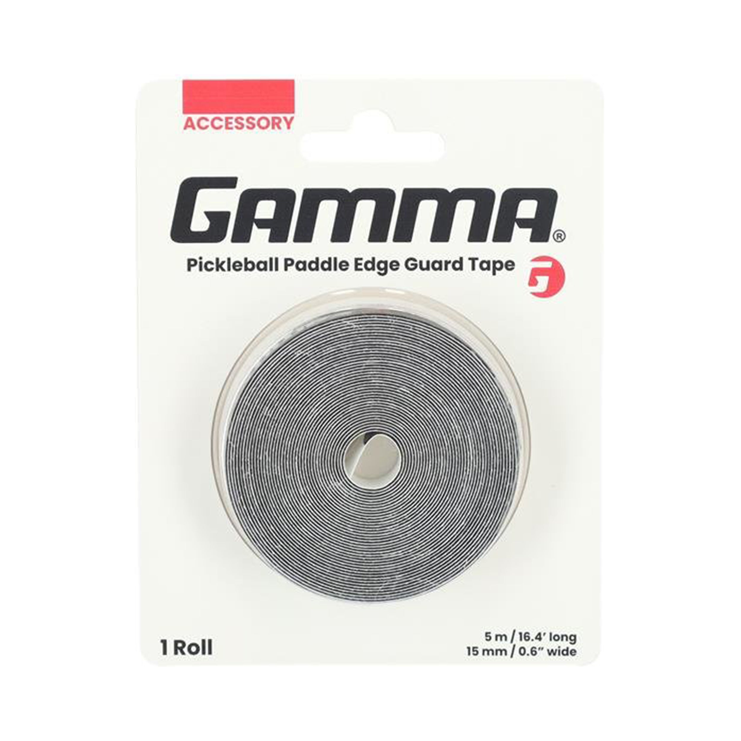 Gamma Beskyttelsestape Til Pickleball-ramme-Sort