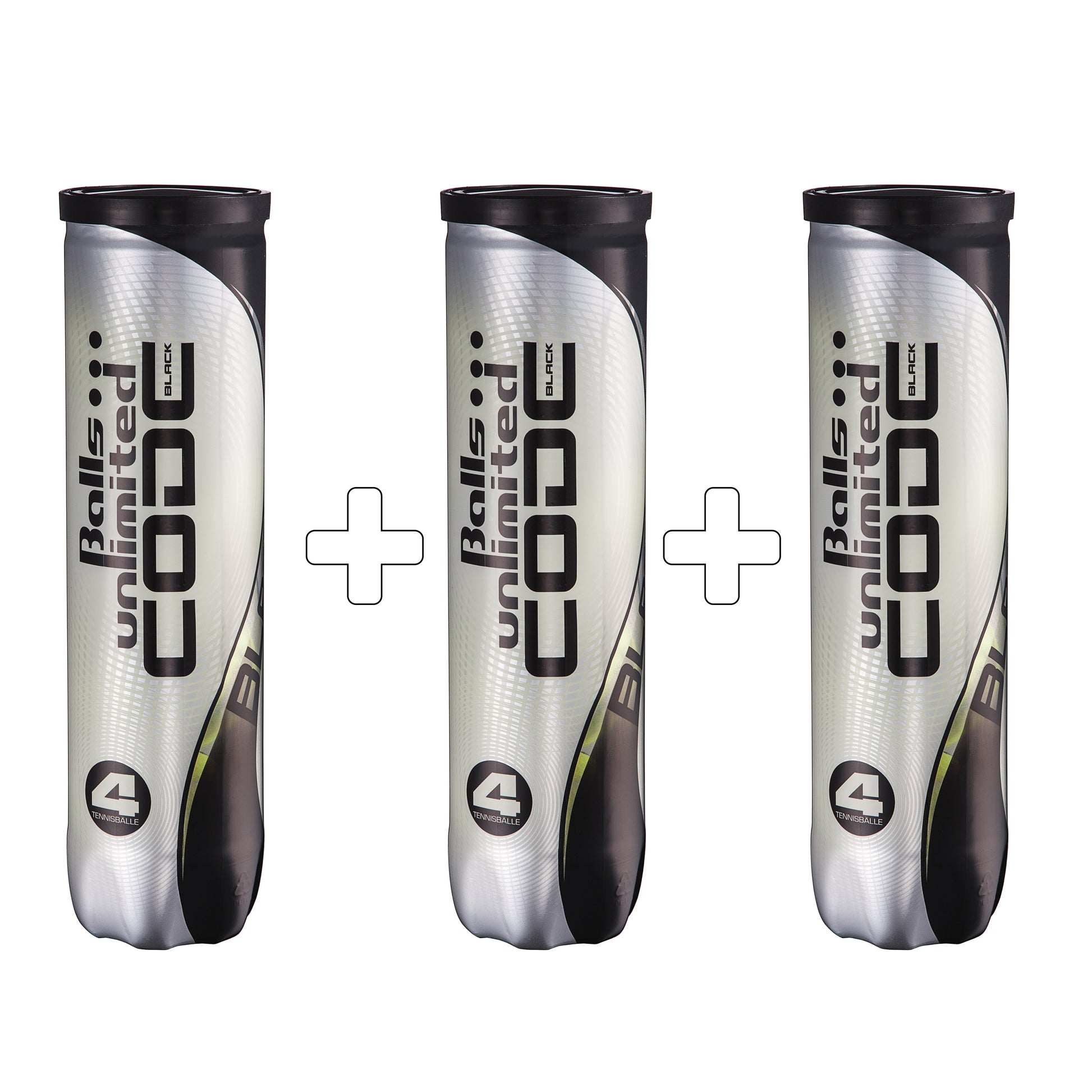 Balls Unlimited Dåse med 4 3x Code Black