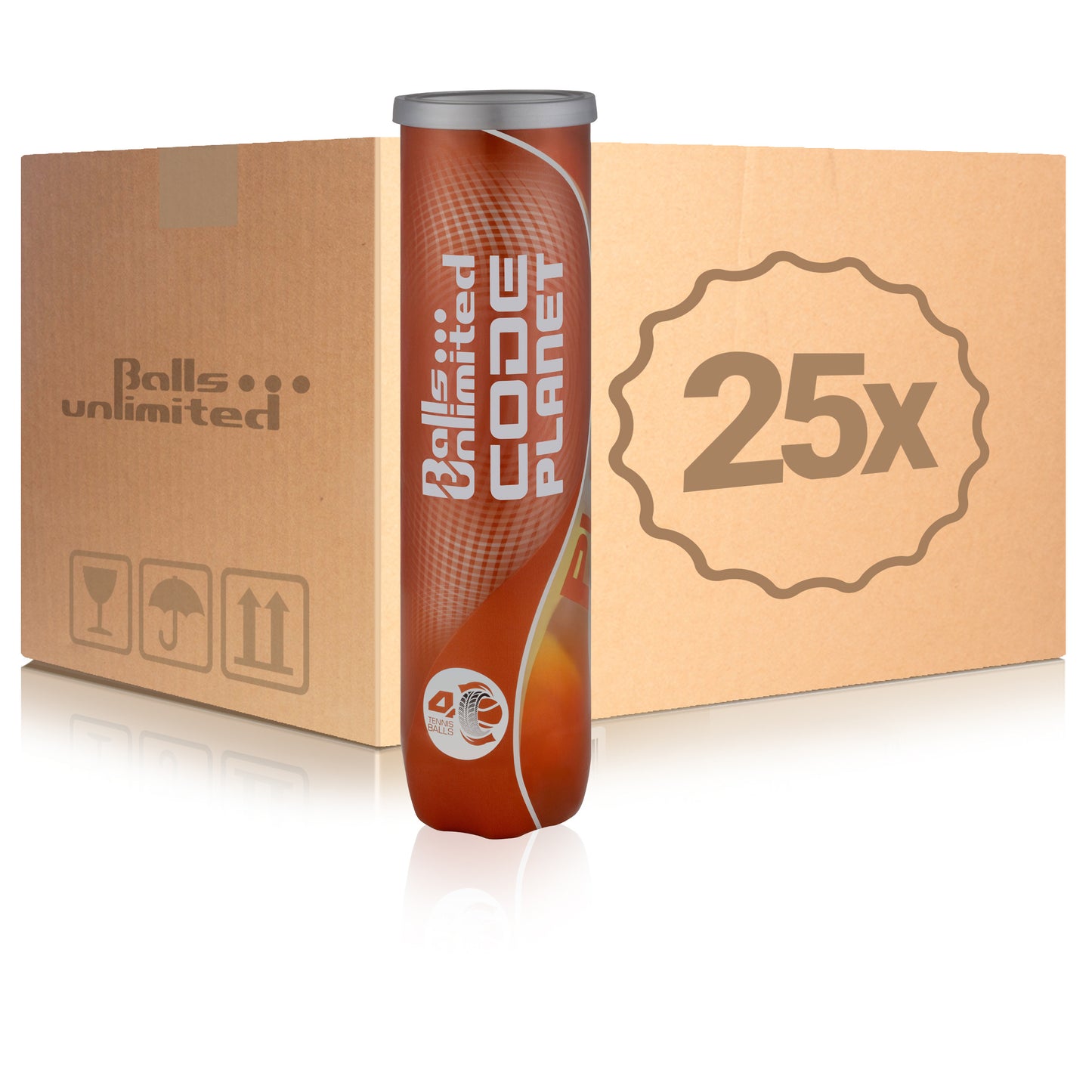 Balls Unlimited 25x dåse med 4 Code Planet