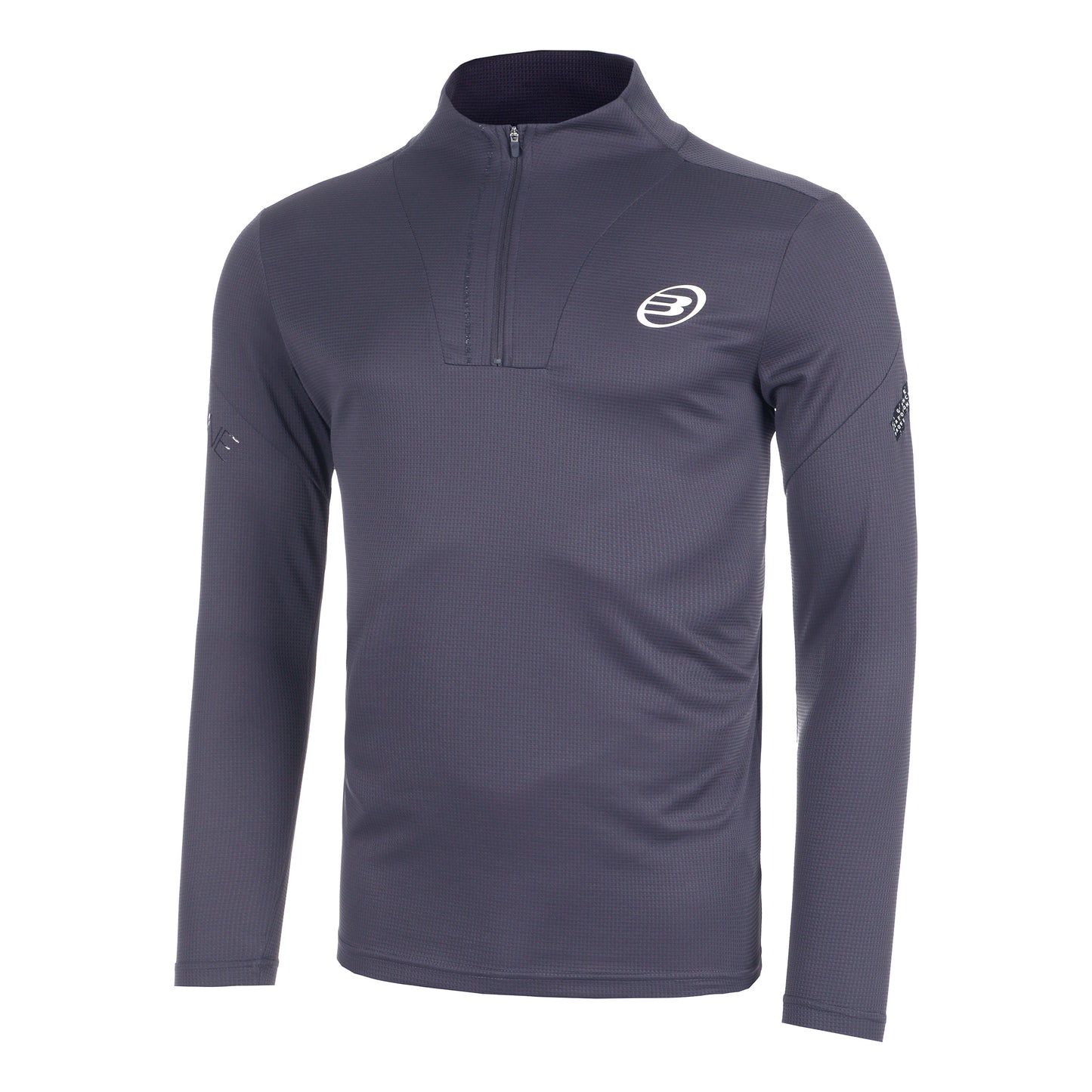 Bullpadel Nidio Shirt, langærmet Herrer - blå-grå,