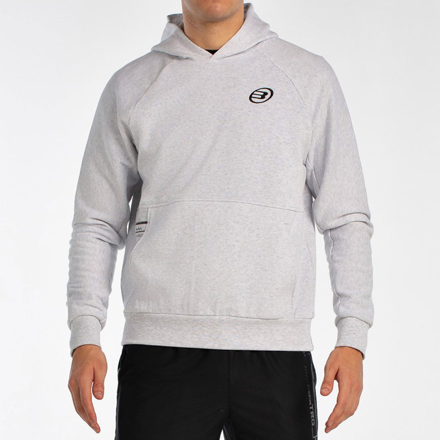 Bullpadel Breas Sweatshirt Herrer-Lysegrå