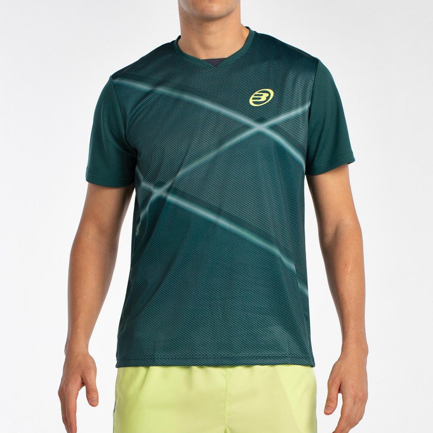 Bullpadel Ladra T-shirt Herrer-Mørkegrøn
