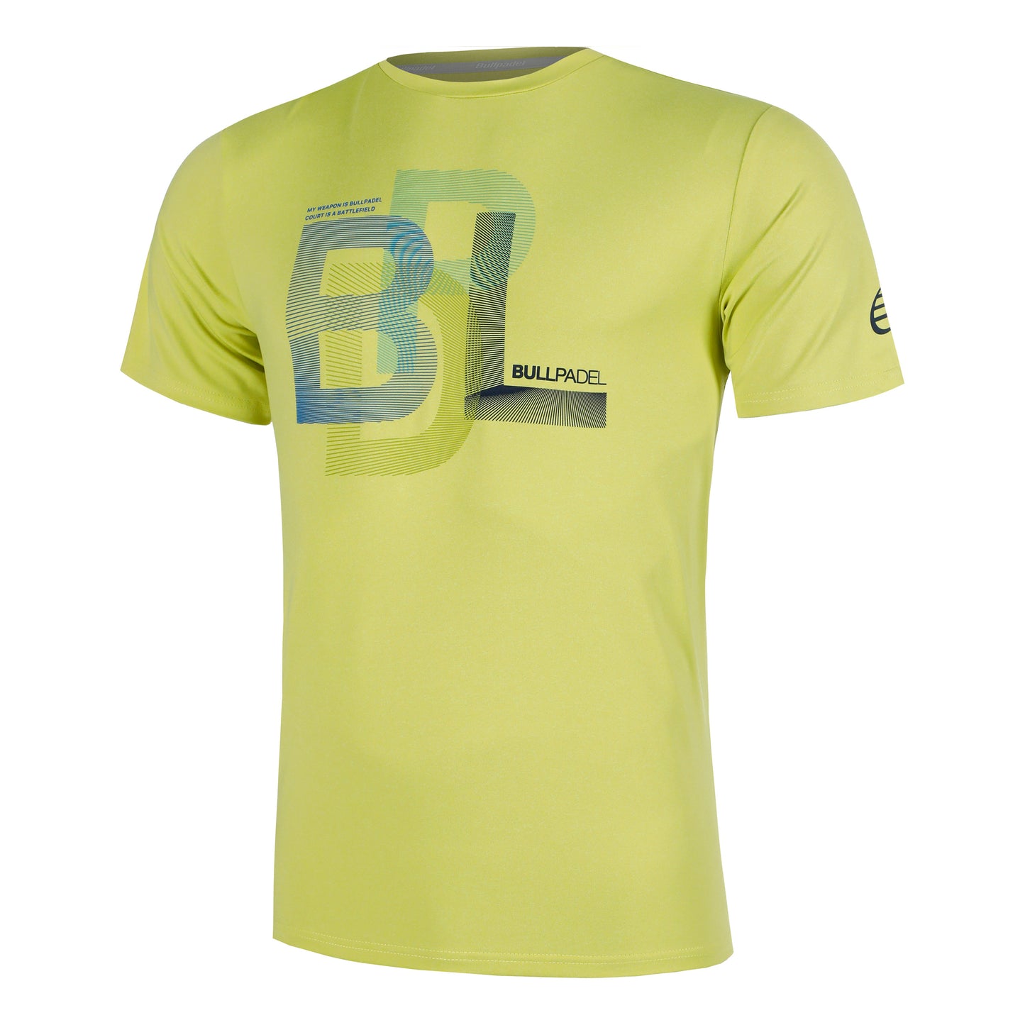 Bullpadel Bebas T-shirt Herrer-Gul