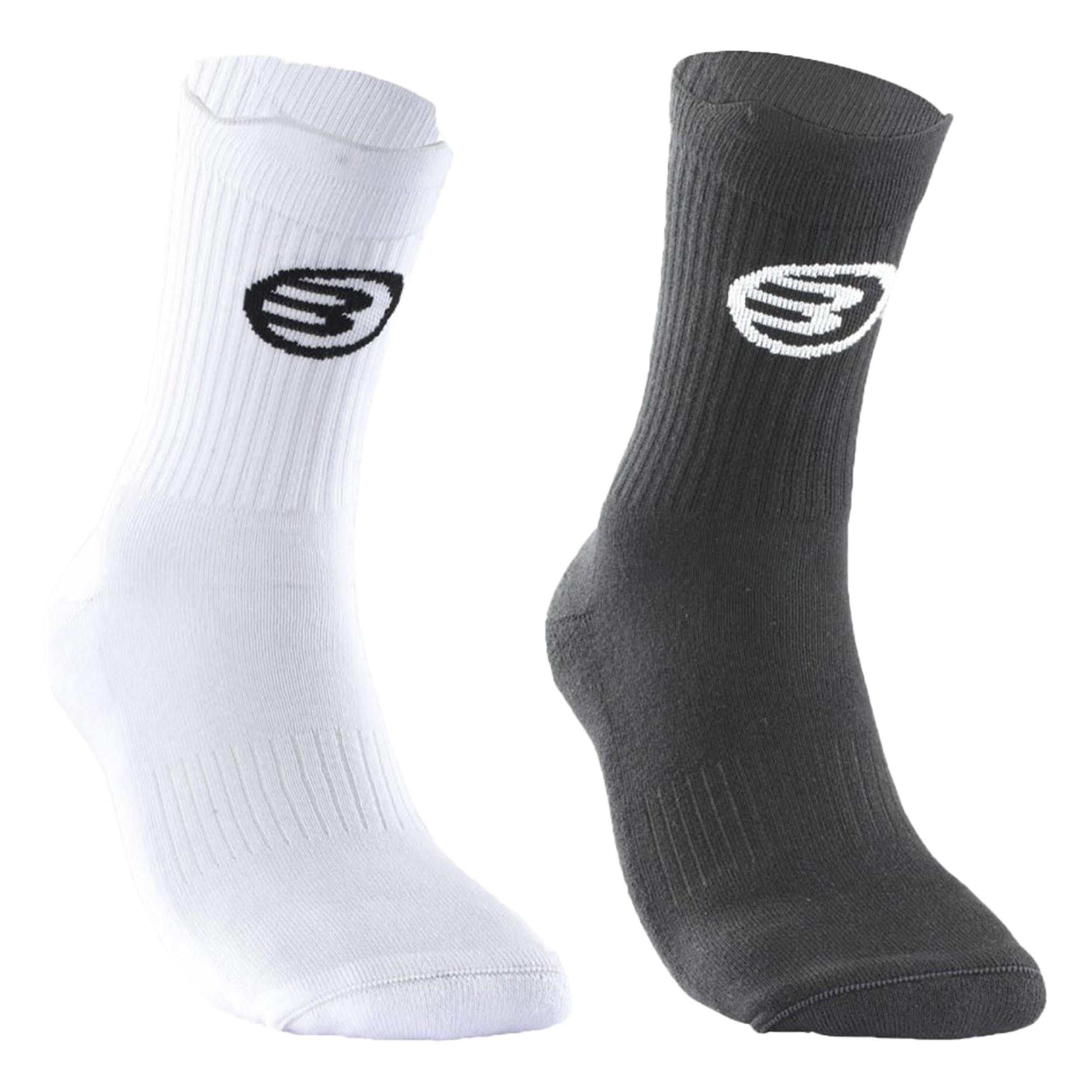 Bullpadel Bp253 (Pack 2) Sportssokker Unisex - sort, hvid