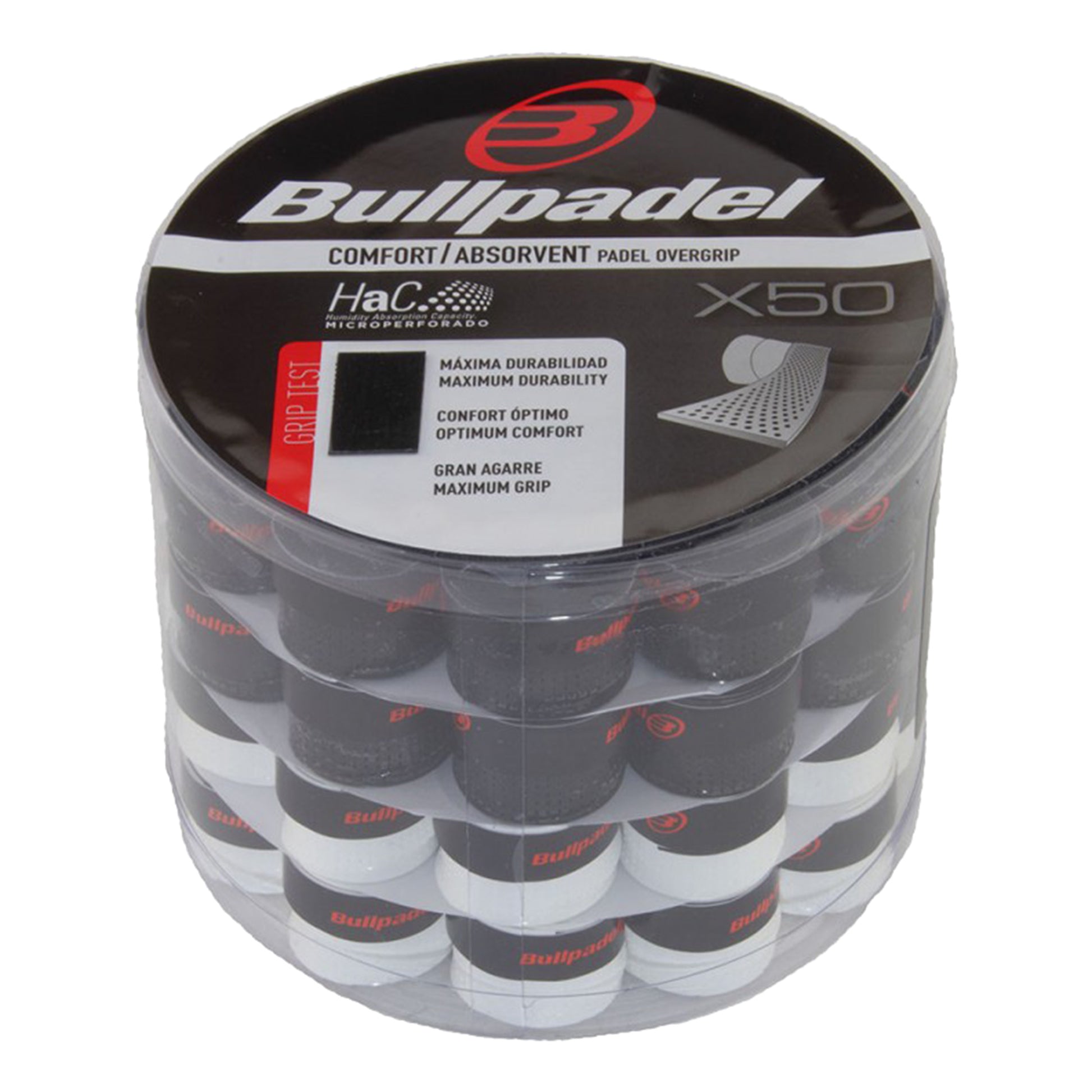 Bullpadel Boks Med 50-Sort,Hvid