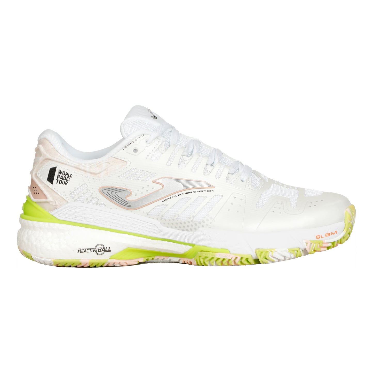 Joma Slam Padelsko Damer - hvid, pink