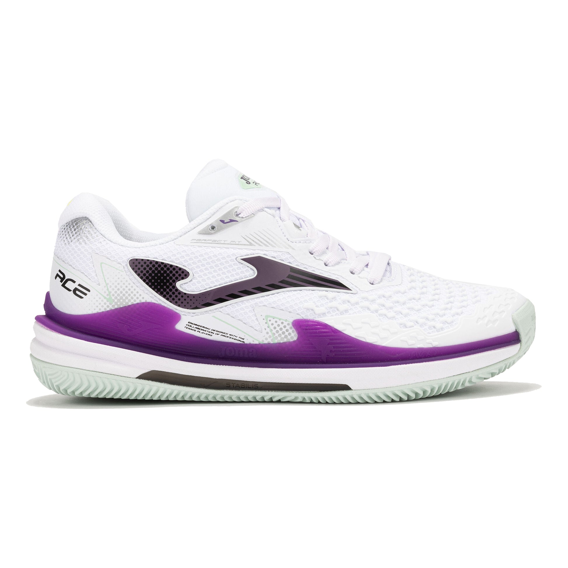 Joma Ace Grusbanesko Damer-Hvid,Lilla