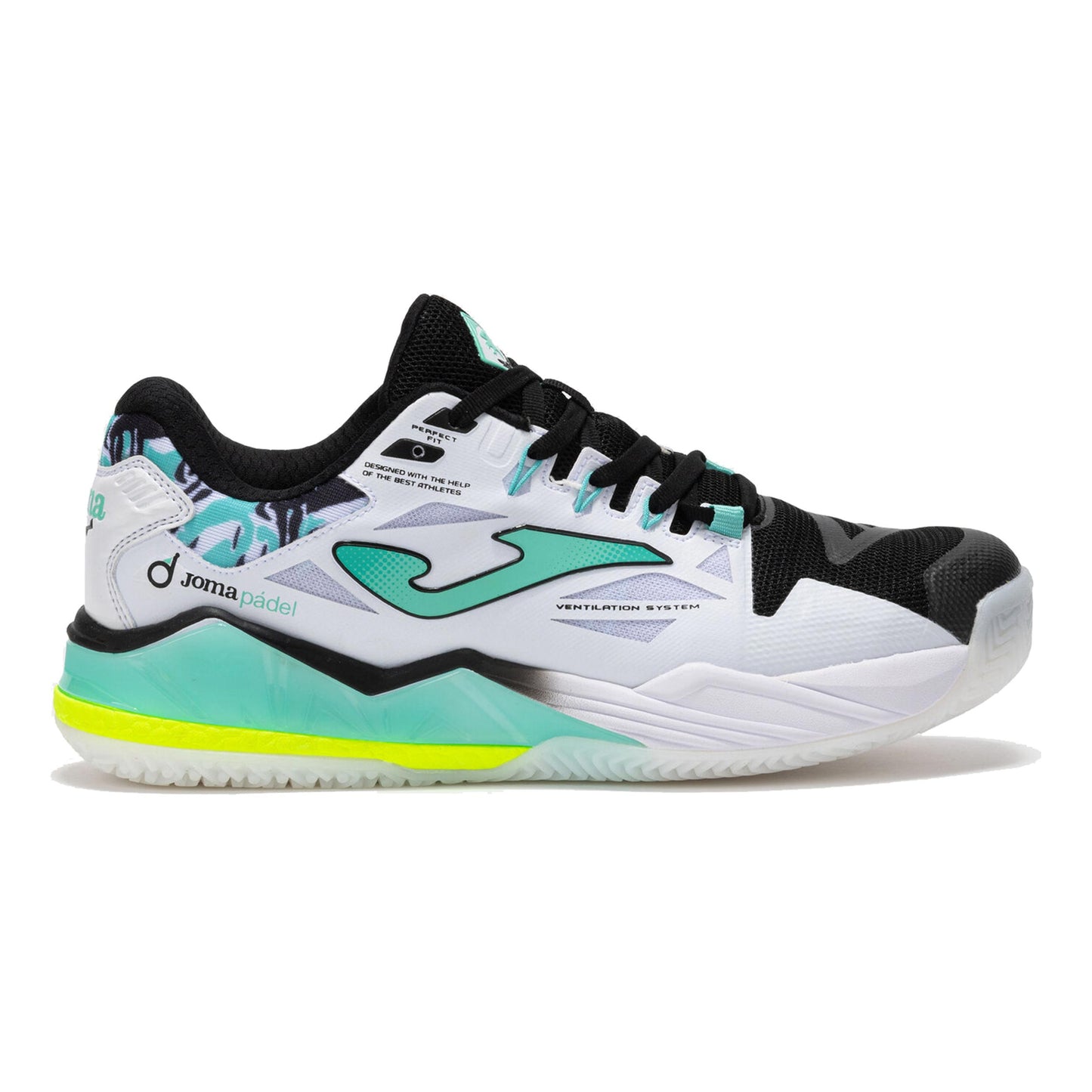 Joma Spin Padelsko Herrer - hvid, sort