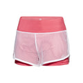 Efia Tech (2in1) Shorts Damer-Koral,Hvid