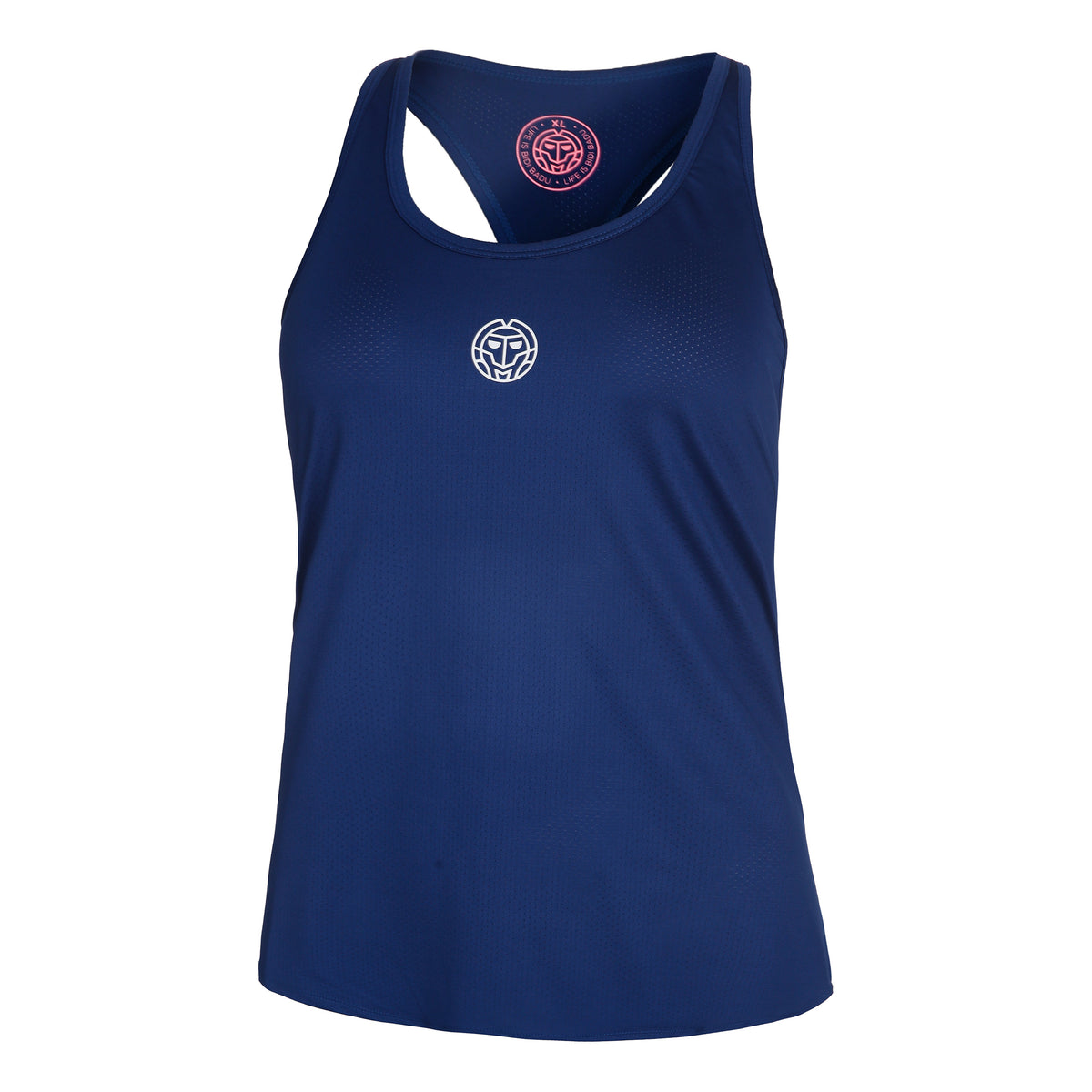 BIDI BADU Mea Tech Tanktop Damer - mørkeblå, hvid