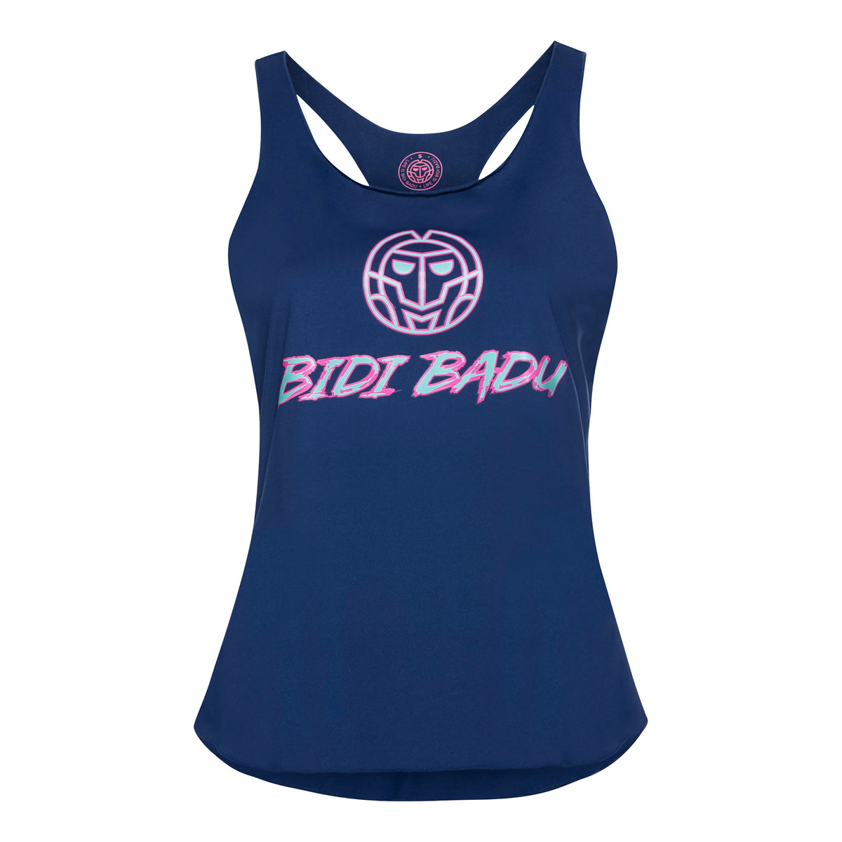 BIDI BADU Heba Basic Logo Tanktop Damer - mørkeblå, pink