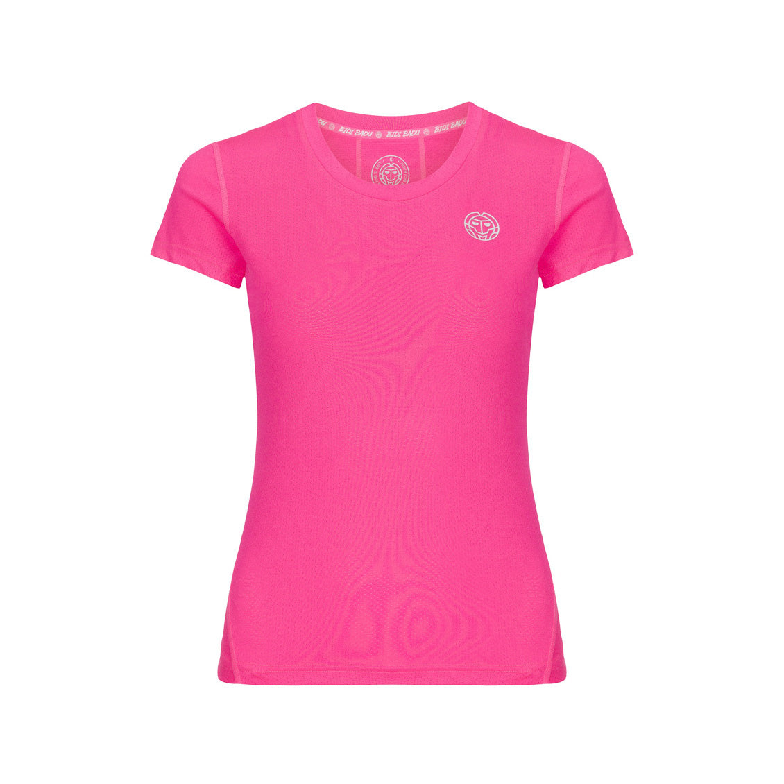 BIDI BADU Calla Tech Roundneck T-shirt Pige - pink, hvid