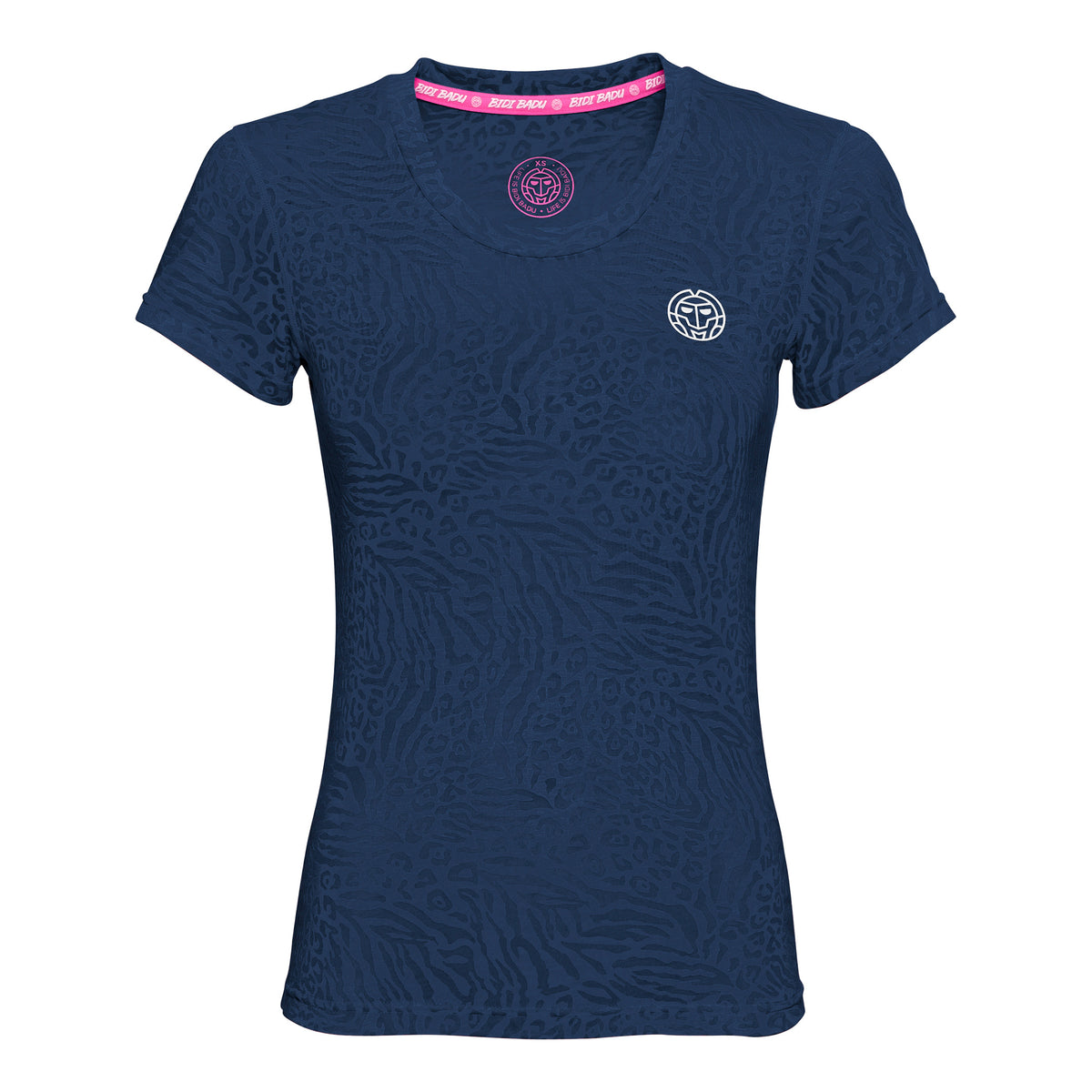 BIDI BADU Anni Bournout Tech T-shirt Damer - mørkeblå, hvid