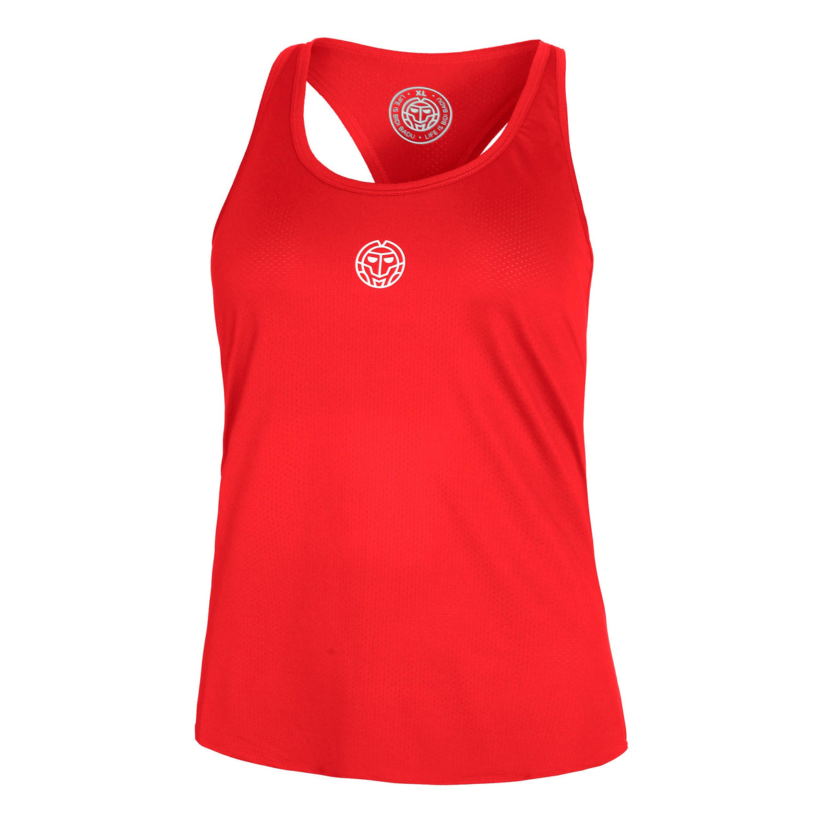 BIDI BADU Mea Tech Tanktop Damer - rød, hvid