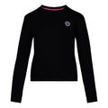 Mirella Basic Crew Sweatshirt Damer-Sort,Hvid