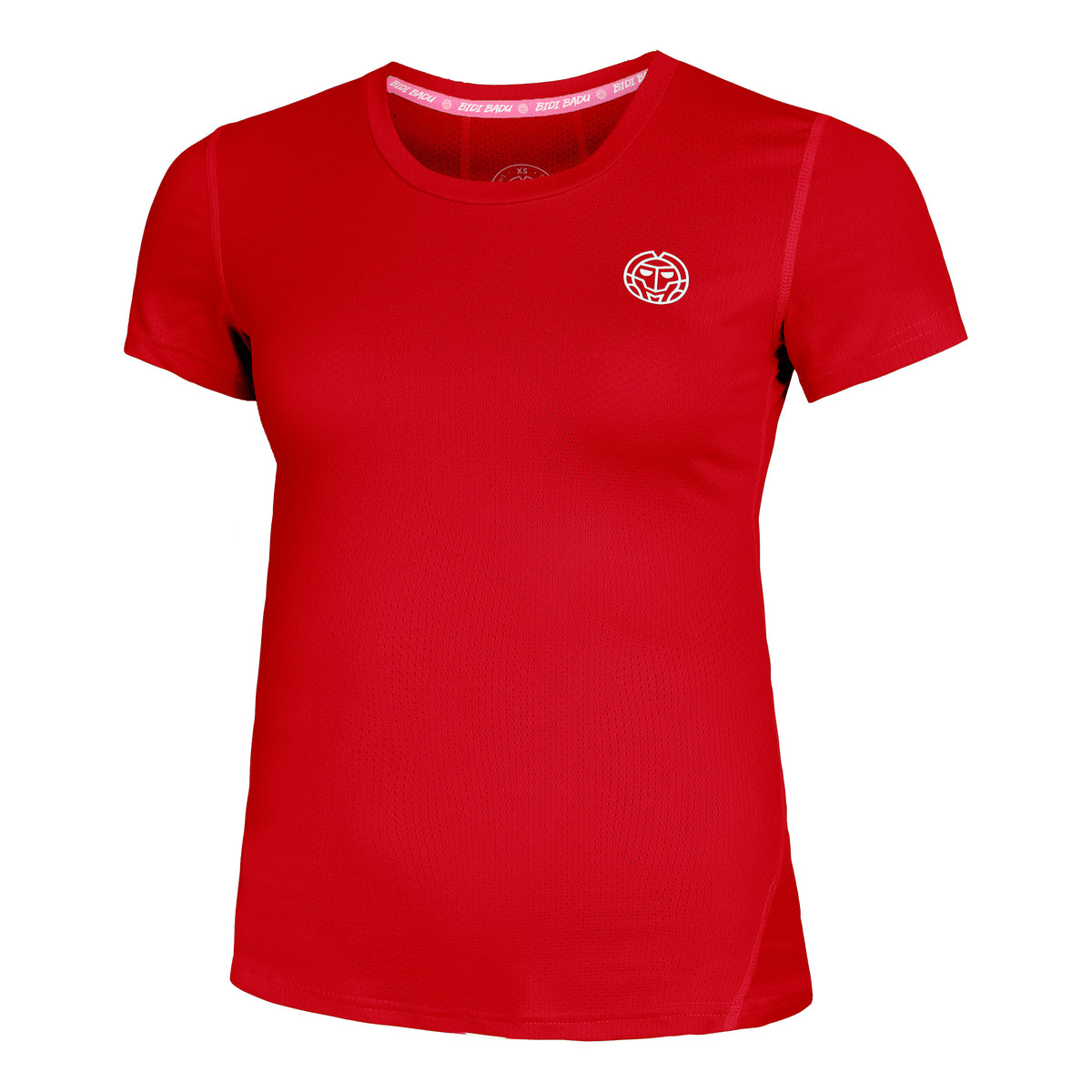 BIDI BADU Eve Tech Roundneck T-shirt Damer - rød,