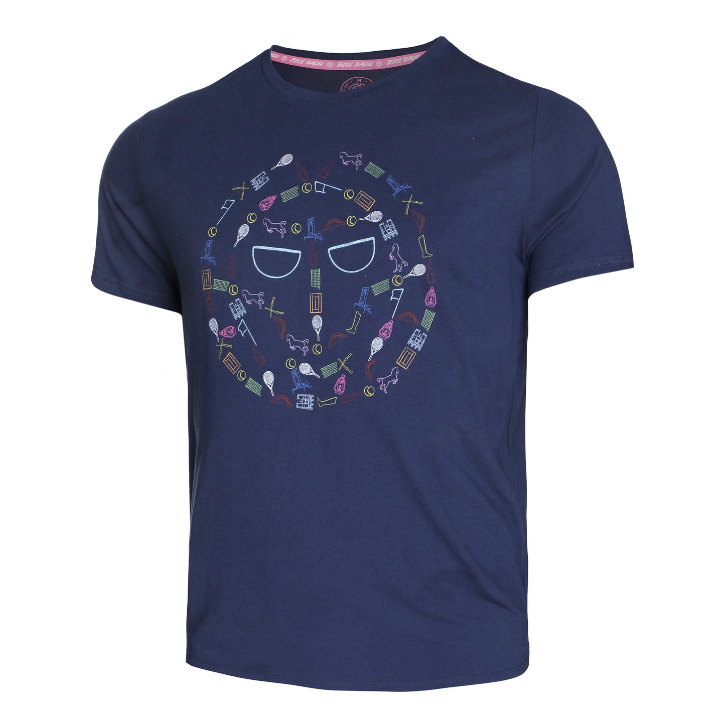 BIDI BADU Mao Lifestyle T-shirt -mørkeblå,flerfarvet