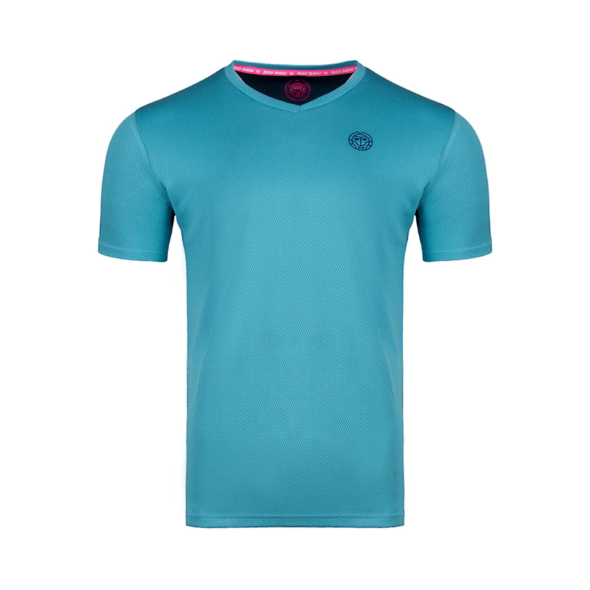 BIDI BADU Evin Tech Round T-shirt Drenge - lyseblå, mørkeblå