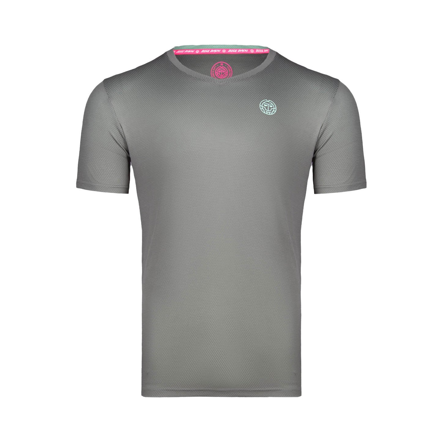 BIDI BADU Evin Tech Round T-shirt Drenge - grå, mint