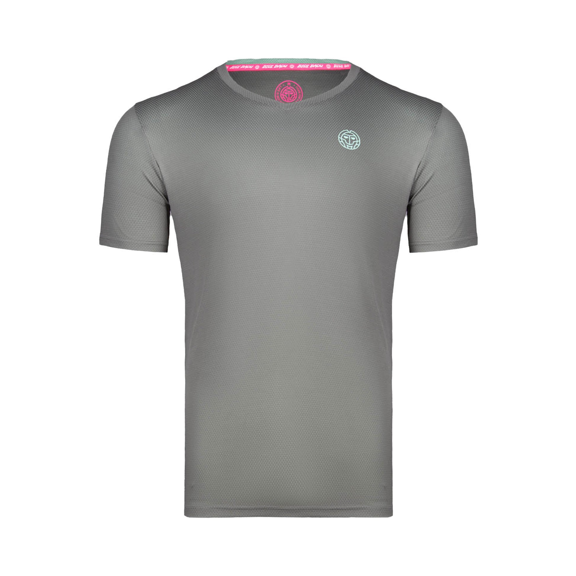 BIDI BADU Evin Tech Round T-shirt Drenge - grå, mint