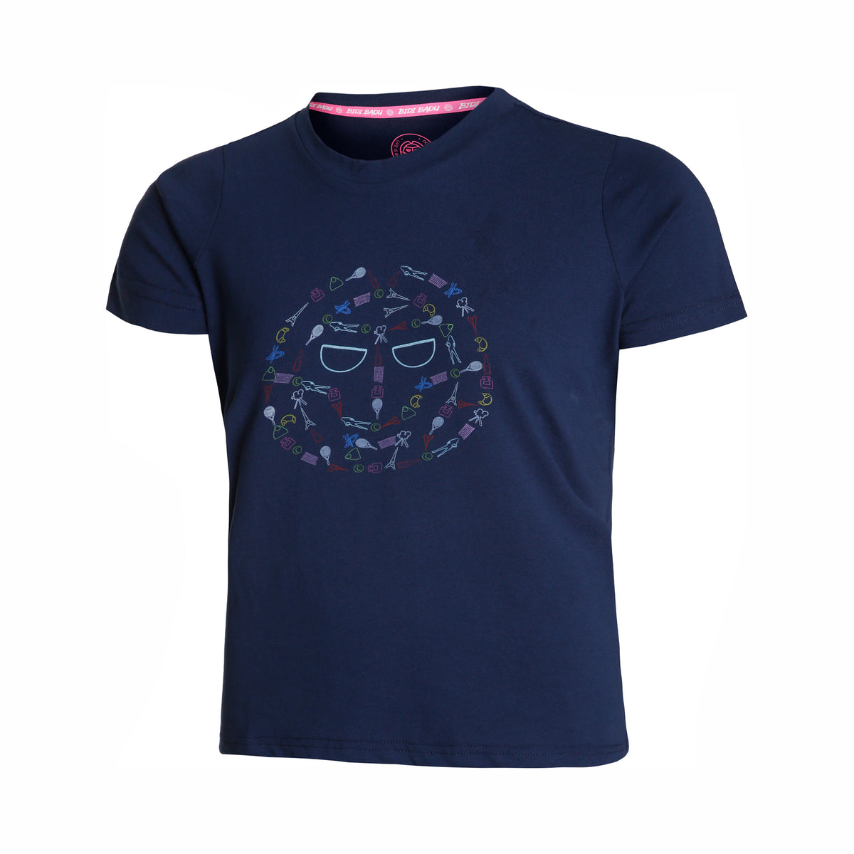 BIDI BADU Lakisha Lifestyle T-shirt Pige - mørkeblå, flerfarvet