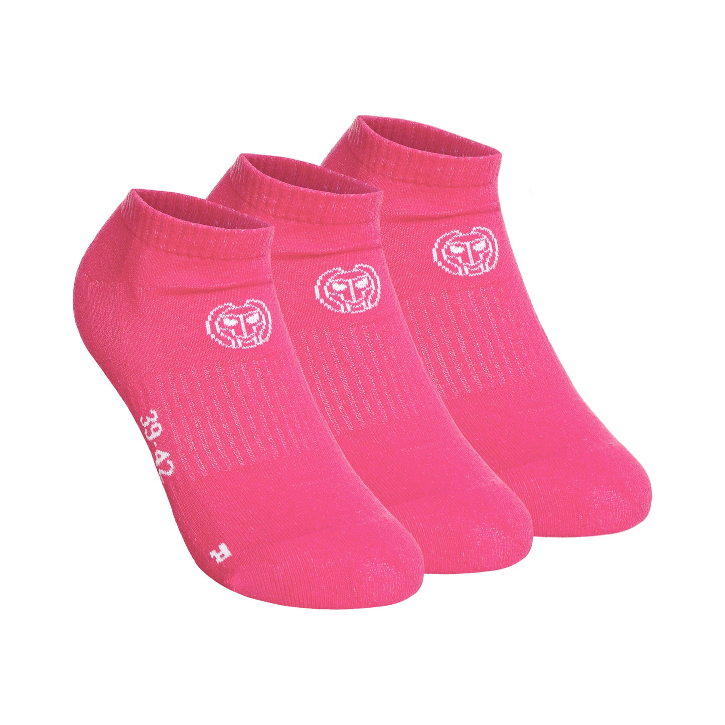 BIDI BADU No Party No Show Move Tennissokker Pakke Med 3-Pink,Hvid