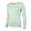 Pia Tech Roundneck Shirt,Langærmet Damer-Turkis