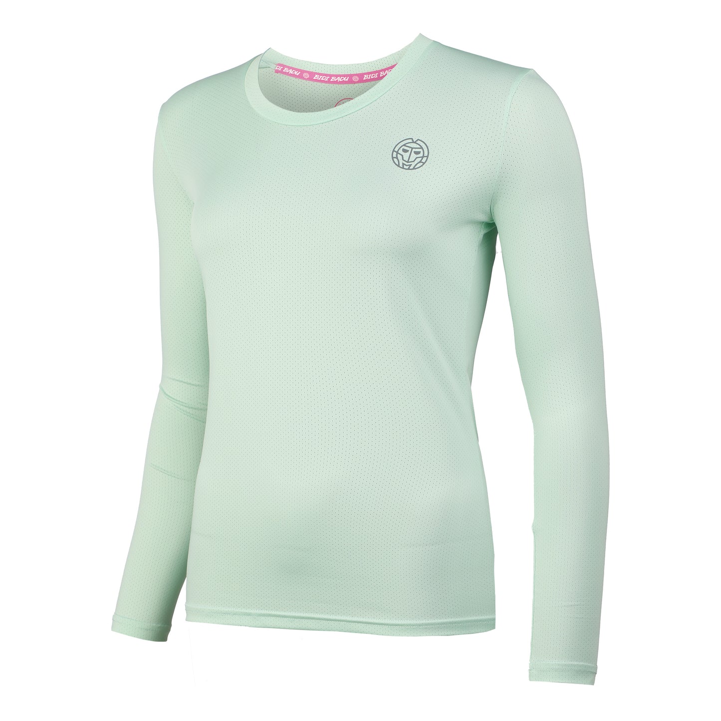 BIDI BADU Pia Tech Roundneck Shirt,Langærmet Damer-Turkis