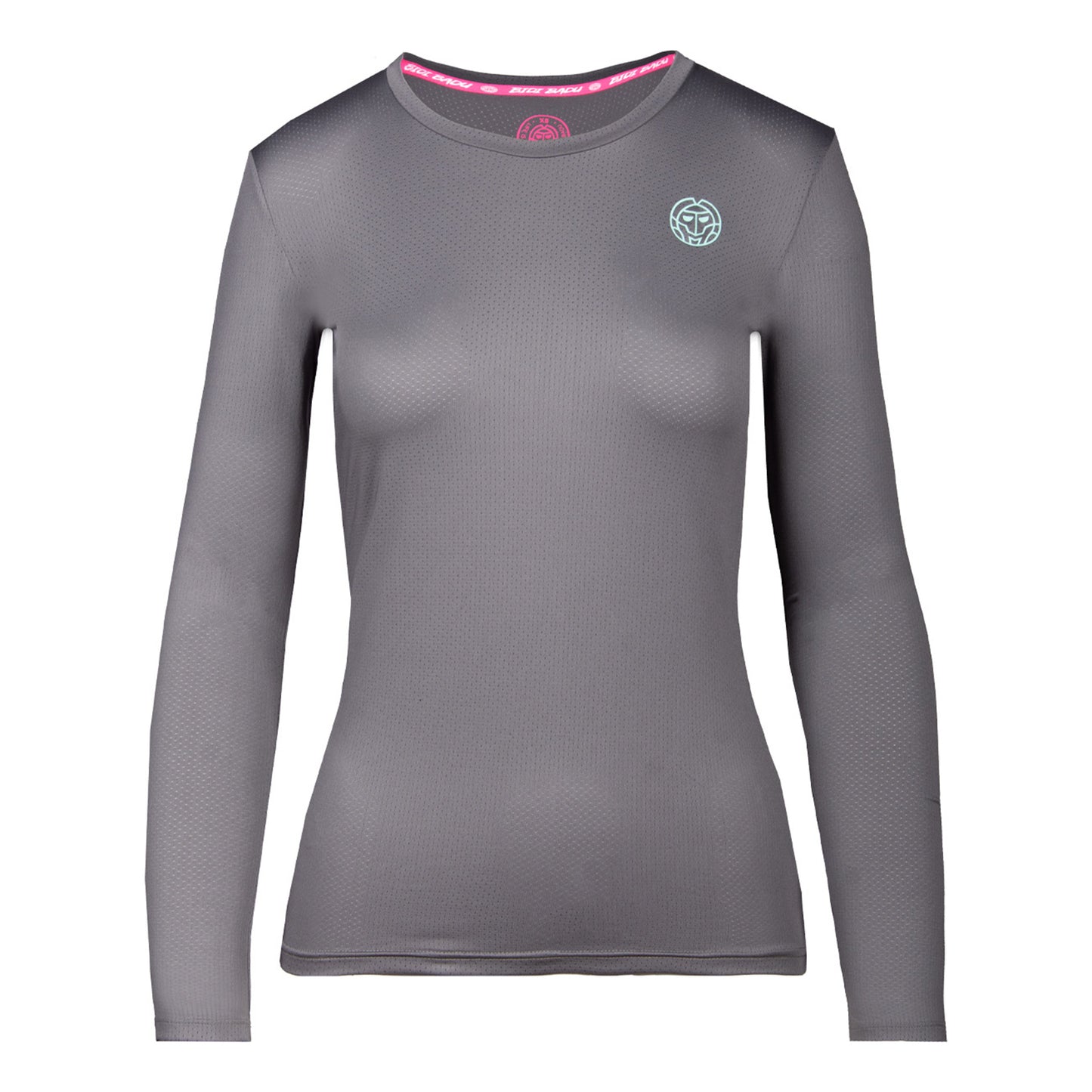 BIDI BADU Pia Tech Roundneck Shirt, langærmet Damer - grå,