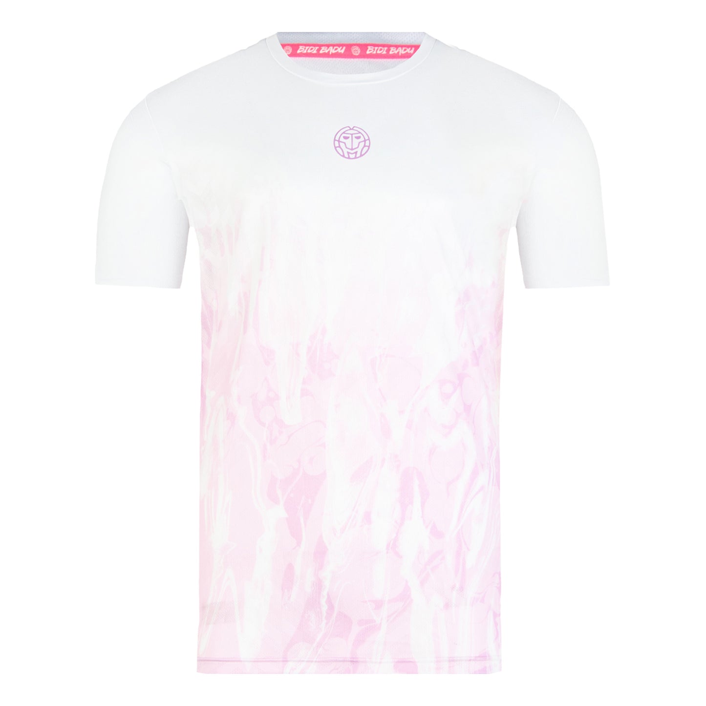 BIDI BADU Tafari Tech T-shirt Herrer - lilla, hvid