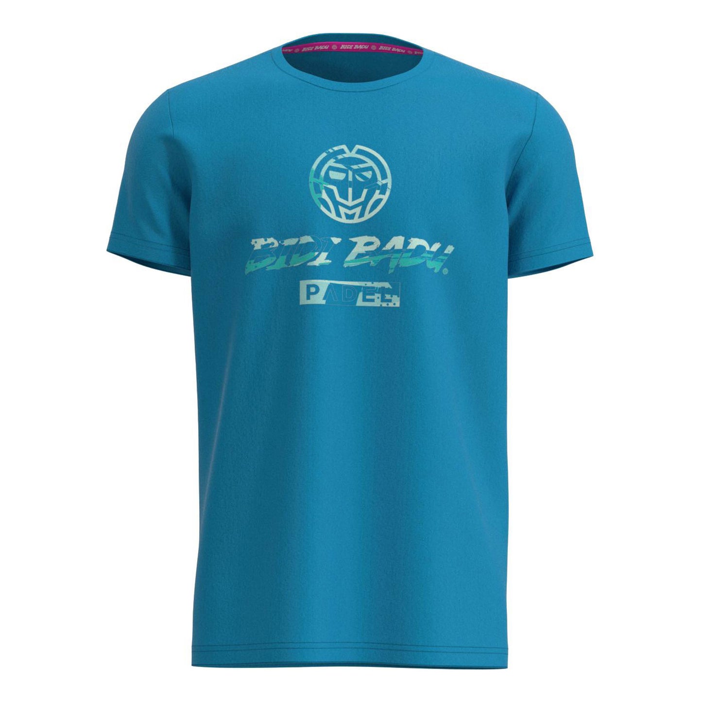 BIDI BADU Good Vibes Logo T-shirt Herrer - blå,