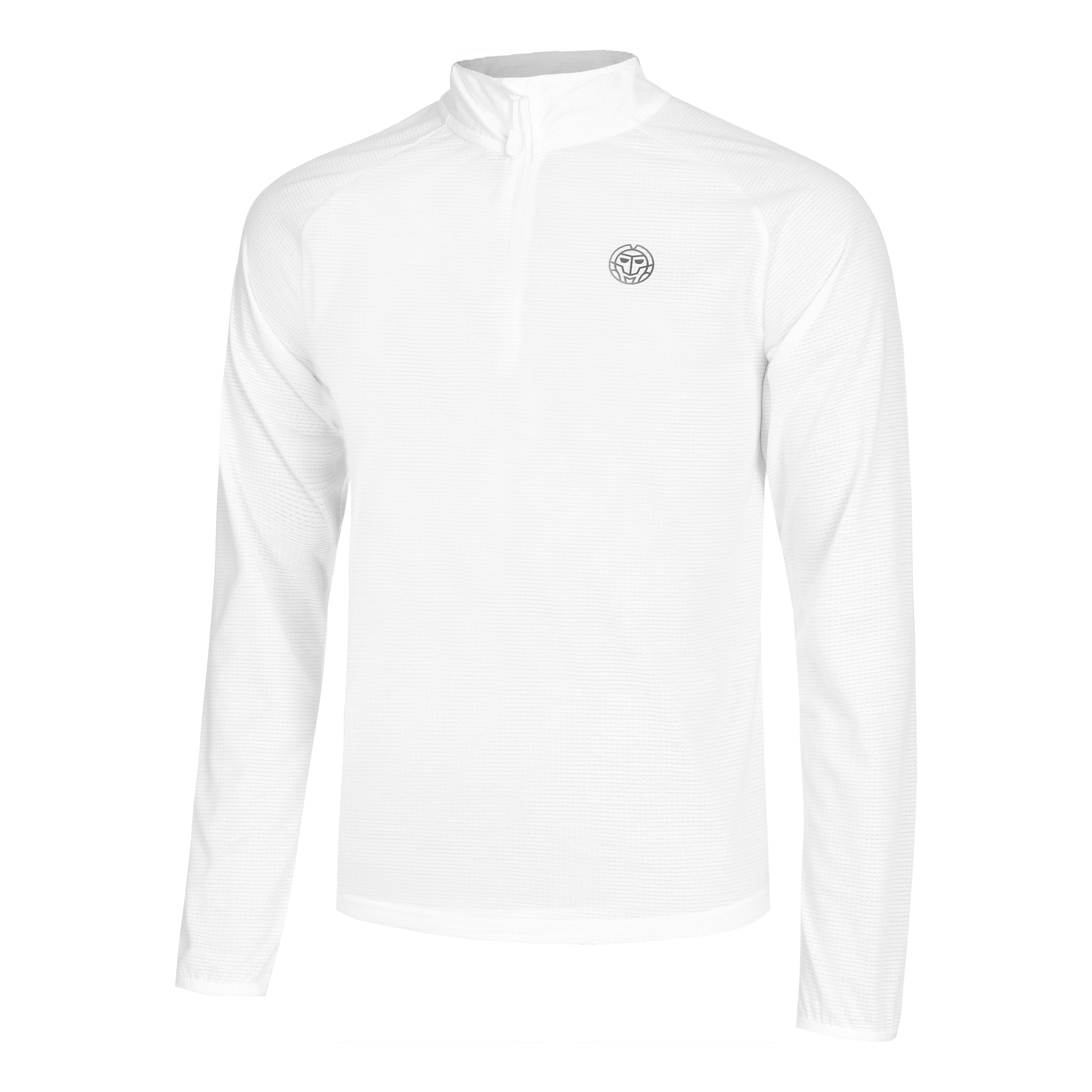 BIDI BADU Crew Shirt,Langærmet Herrer-Hvid